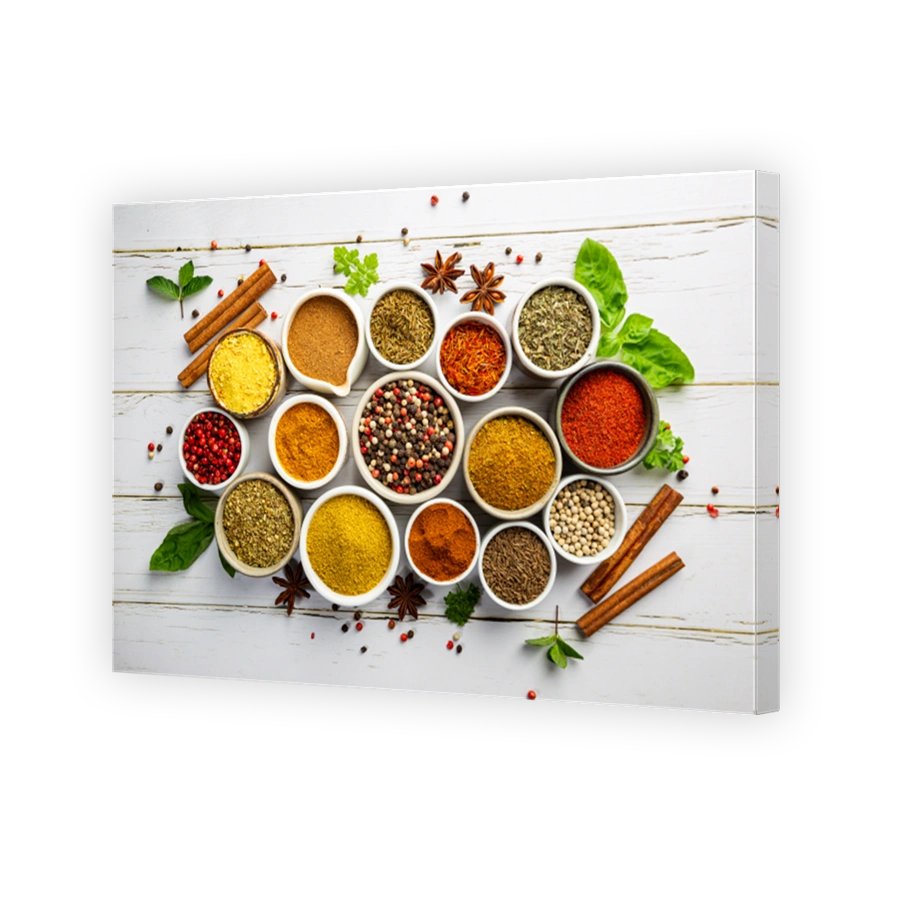 Herbs and spices in bowels