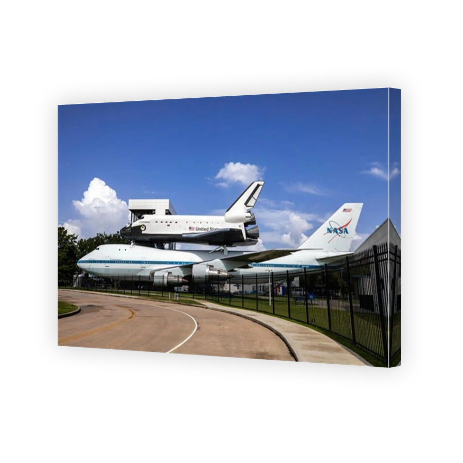 Space Shuttle orbiter Independence at NASA Johnson Space Center, Houston, Texas
