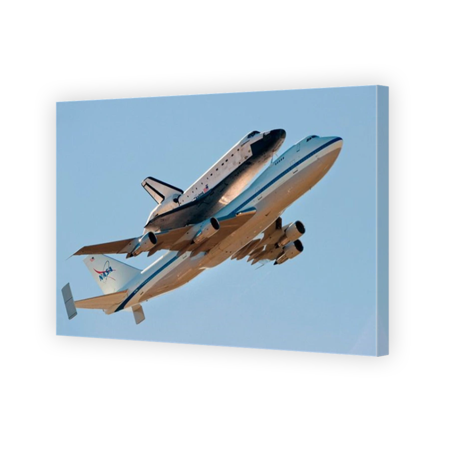 Space Shuttle Endeavour mounted on a modified Boeing 747 shuttle carrier Optimised version of an original NASA image Credit NASA