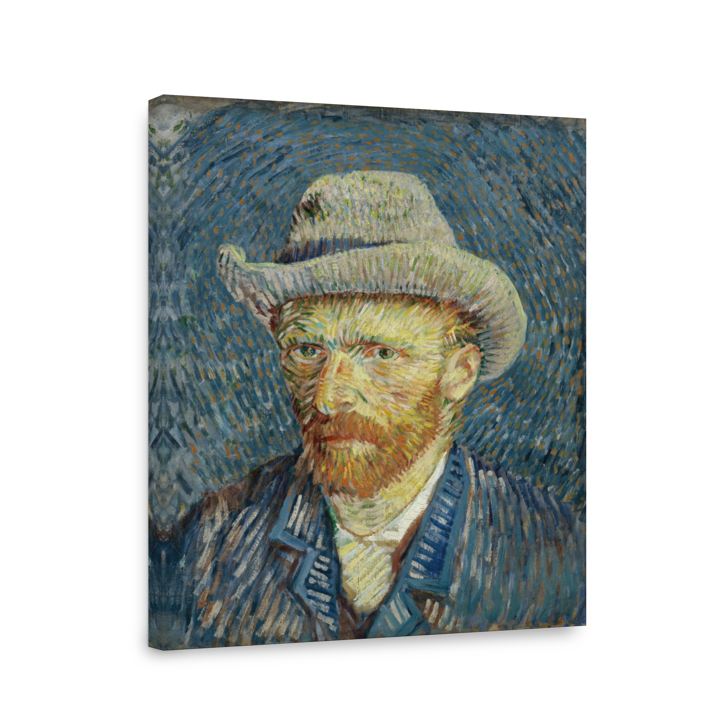 Self Portrait With Grey Felt Hat (1887)