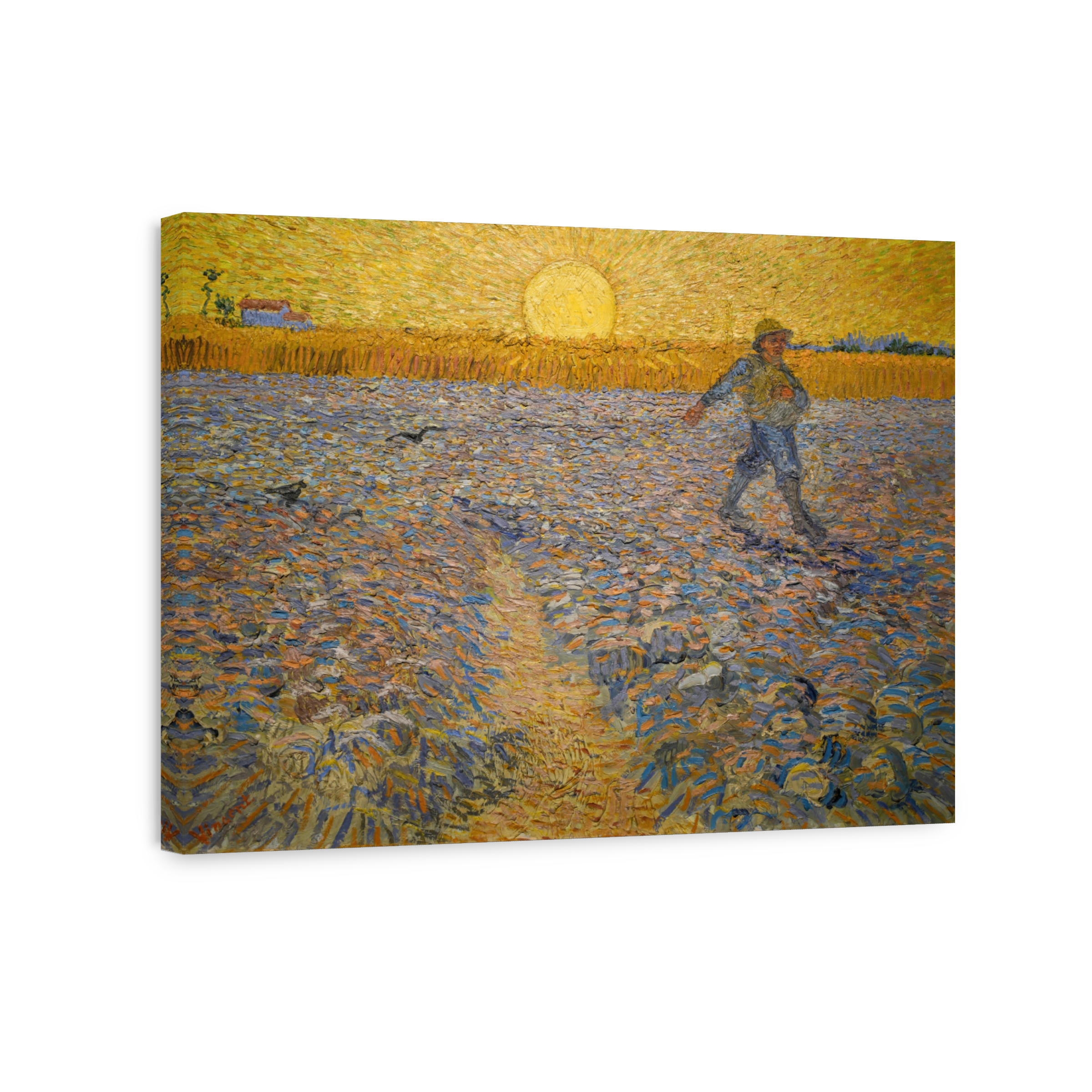 The Sower (sower At Sunset) (1888)