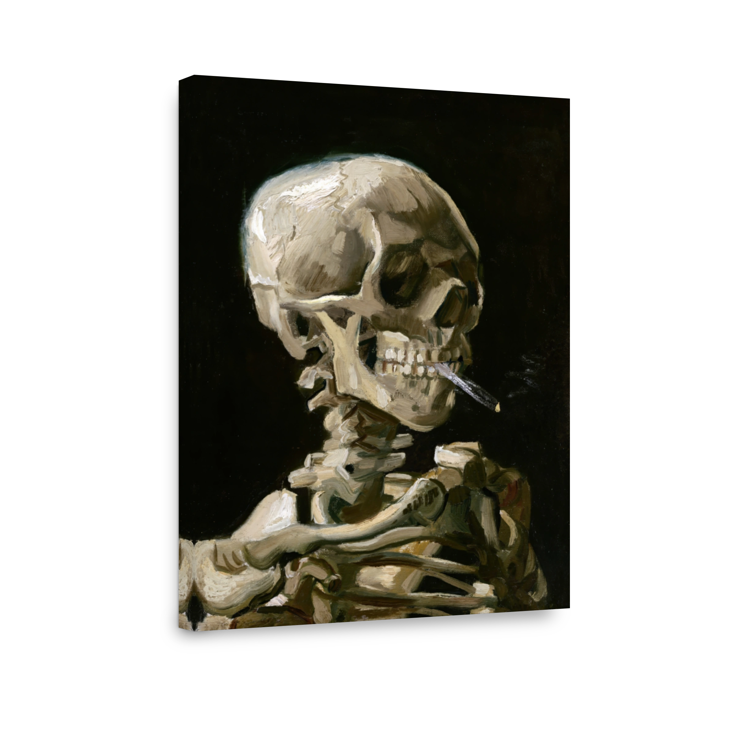 Head Of A Skeleton With A Burning Cigarette (1886)