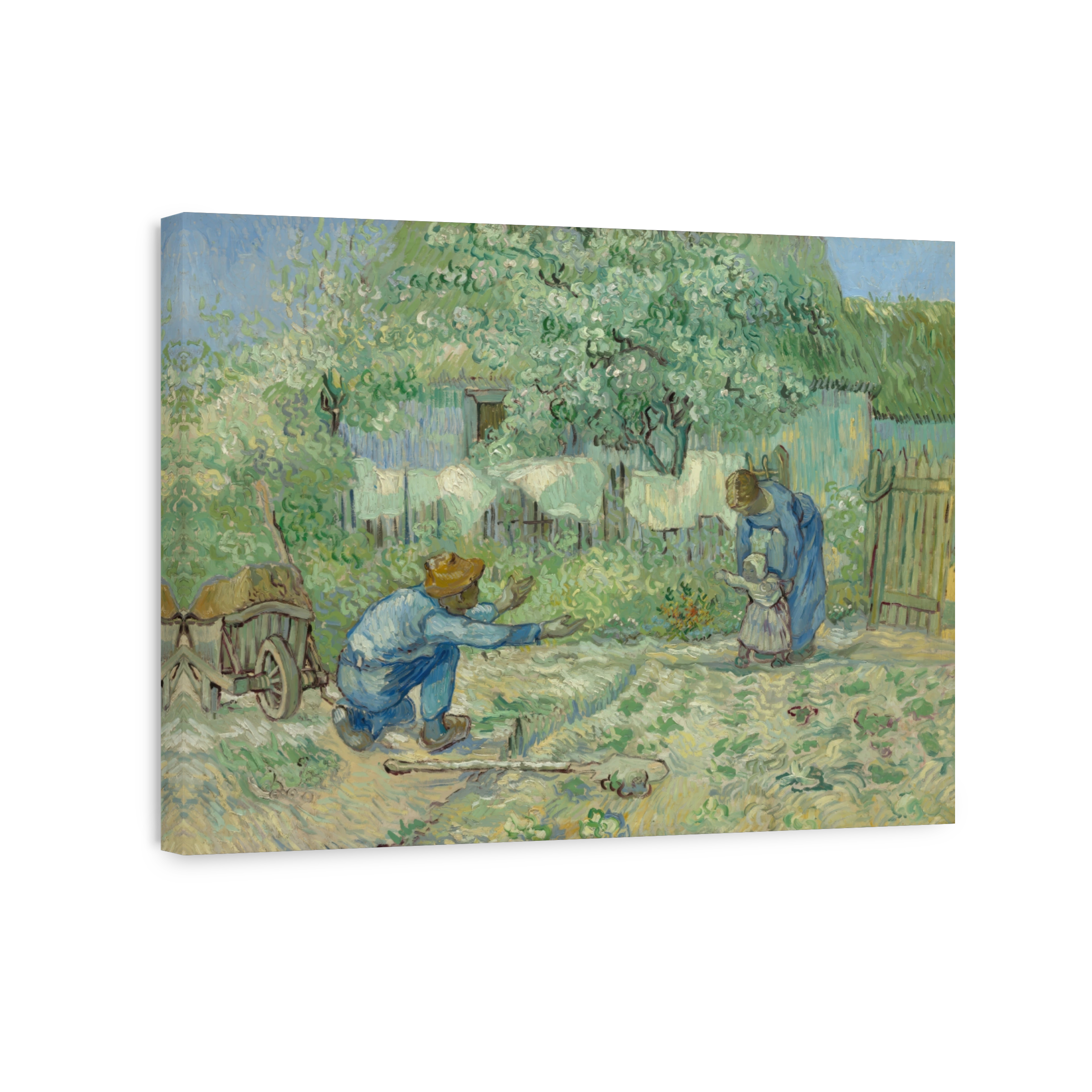 First Steps, After Millet (1890)