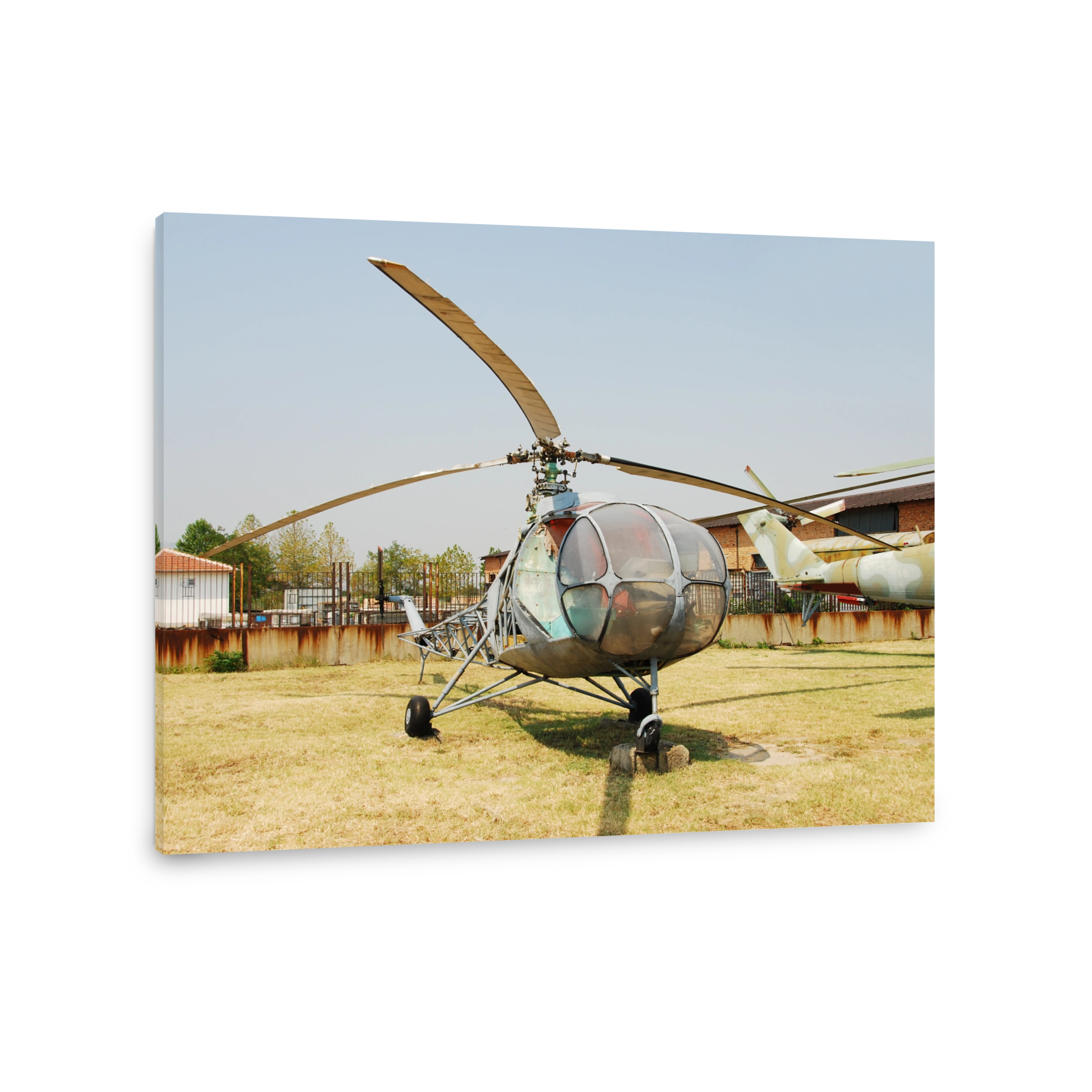 Vintage helicopter