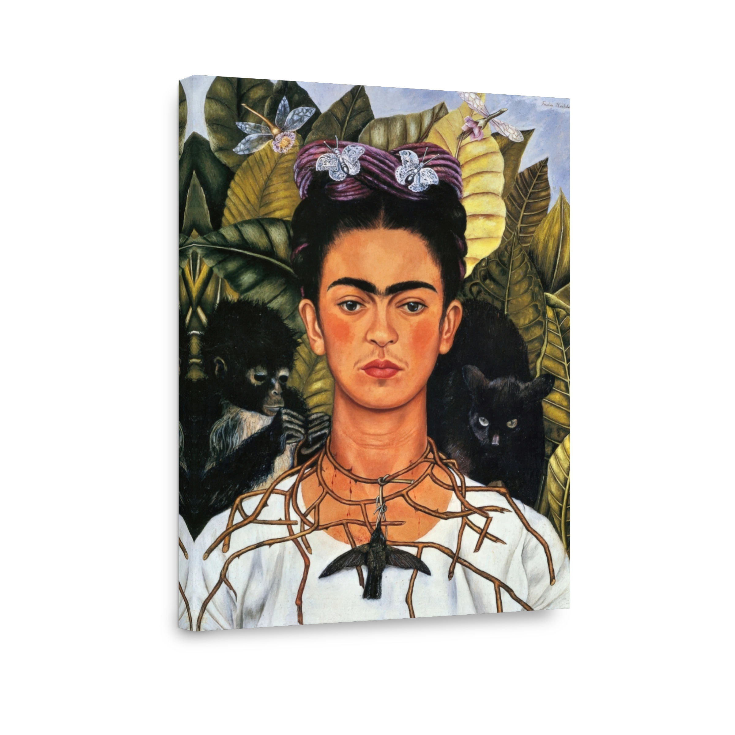Self Portrait With Necklace Of Thorns