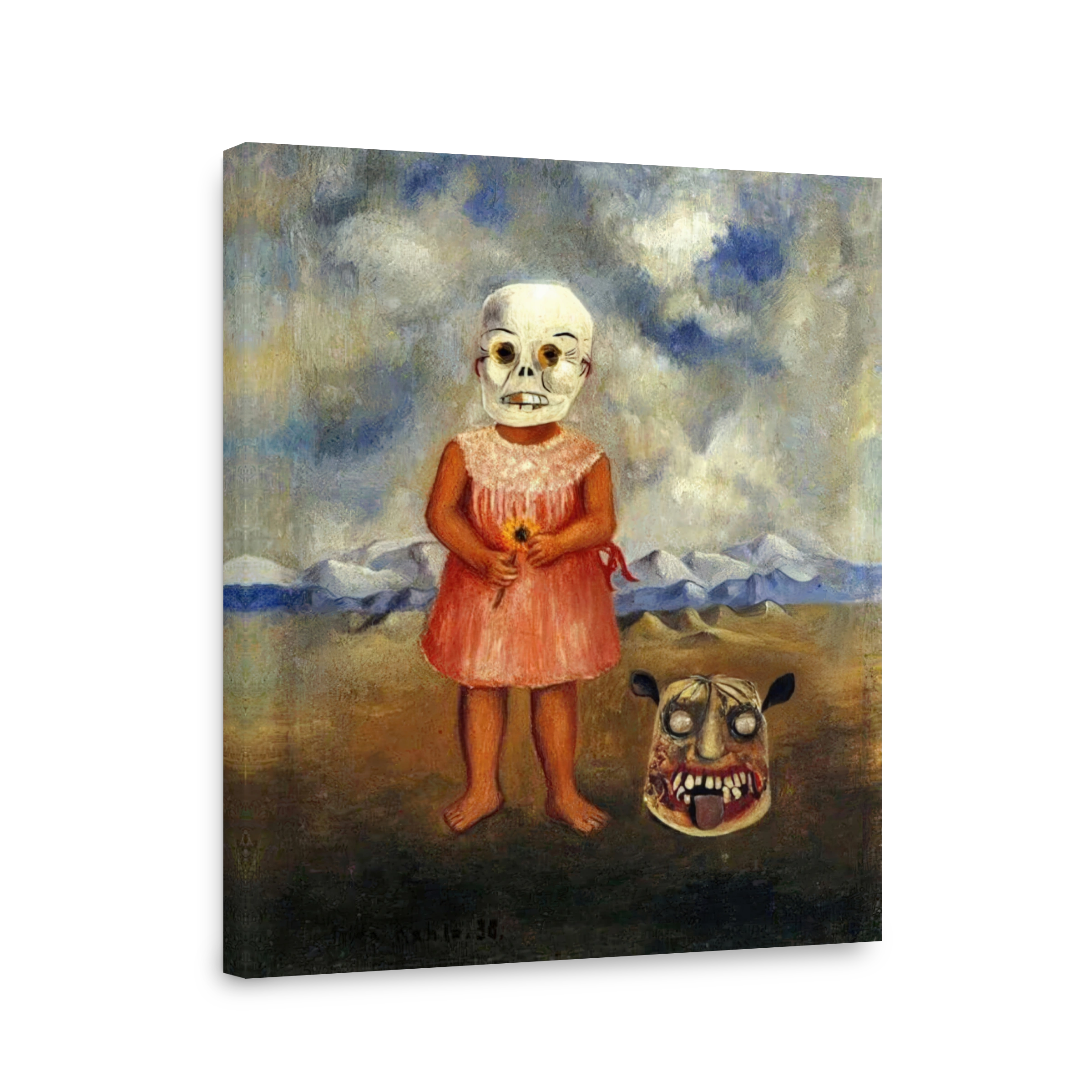 Girl With Death Mask, 1938