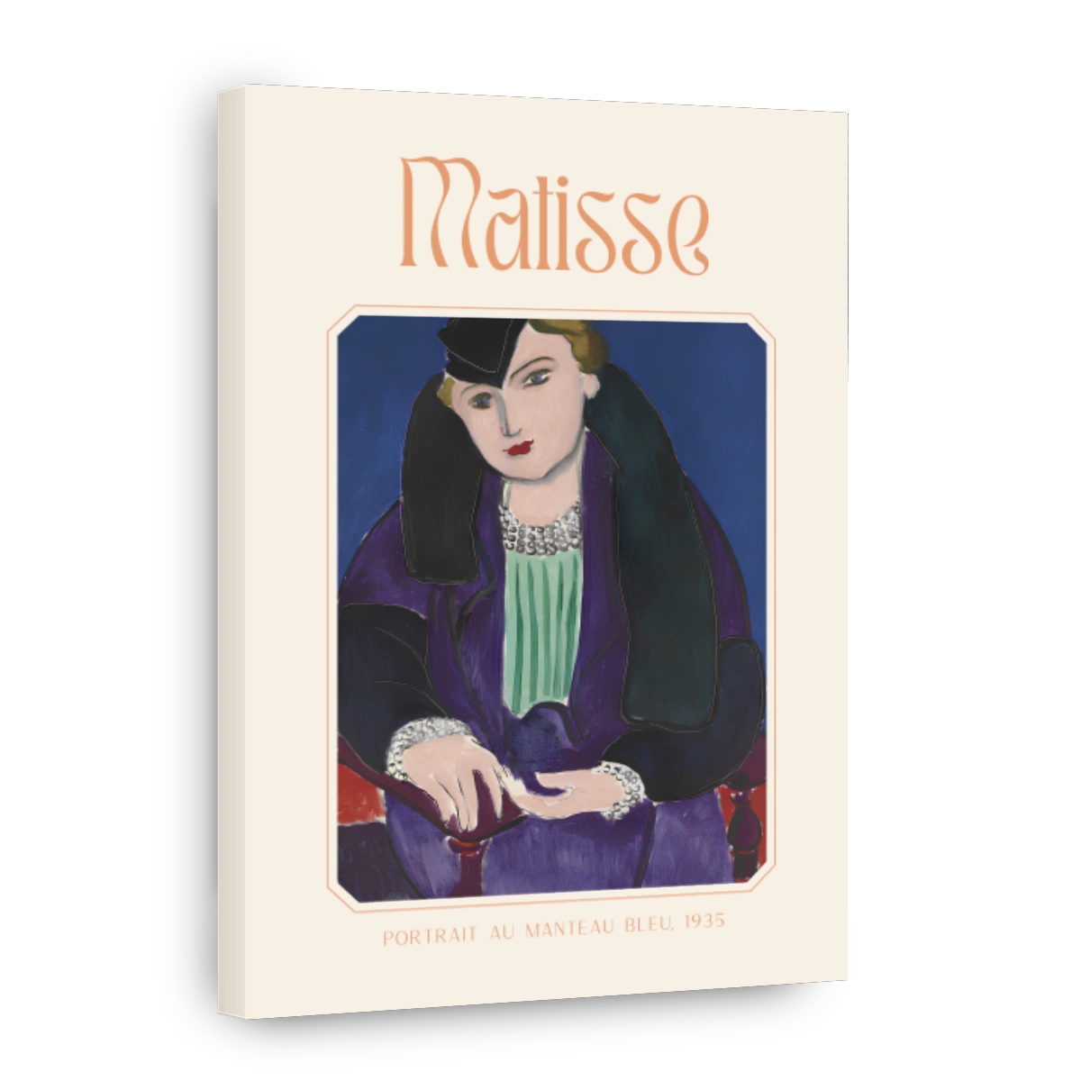 Matisse - Portrait au Manteau Bleu, 1935