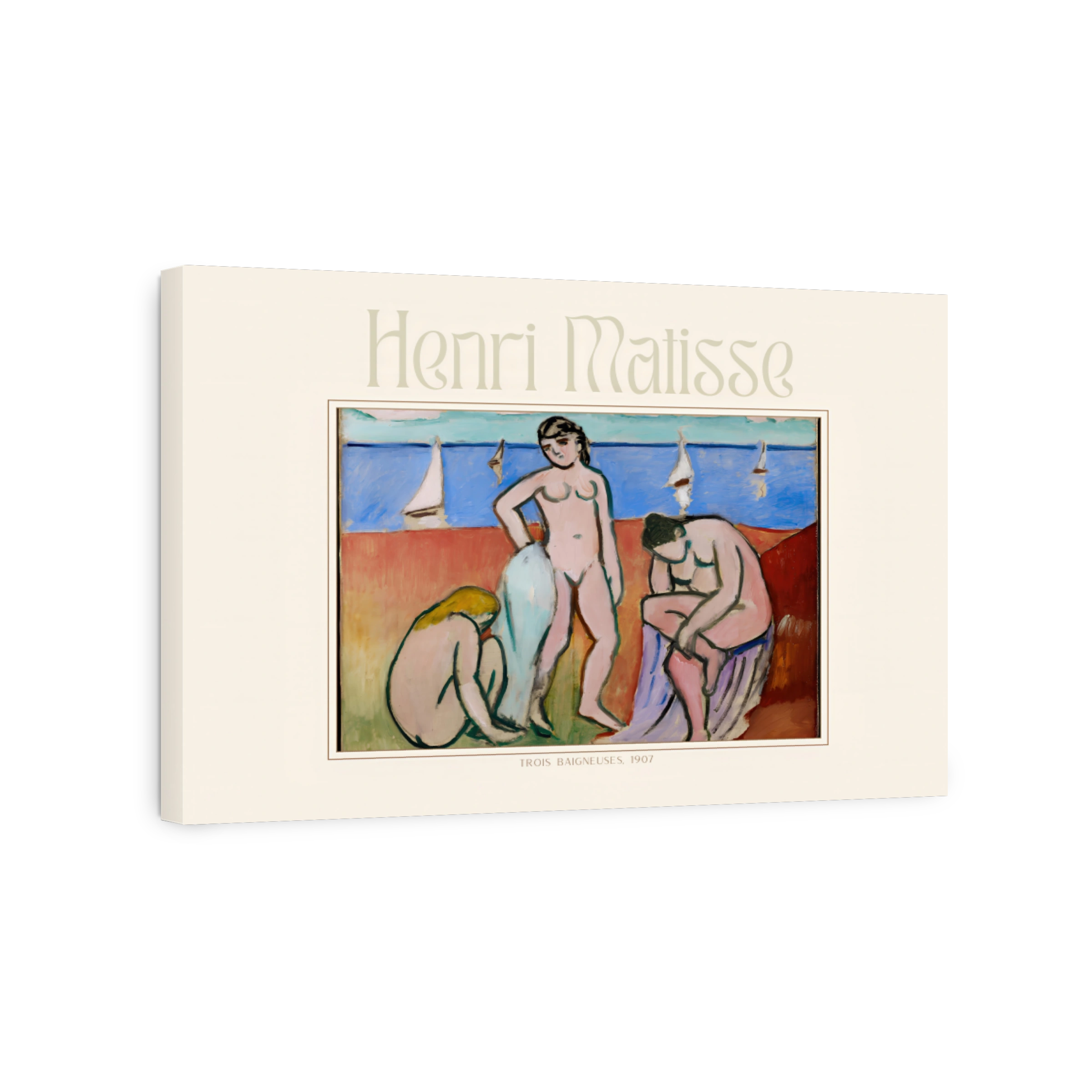 Trois Baigneuses, 1907