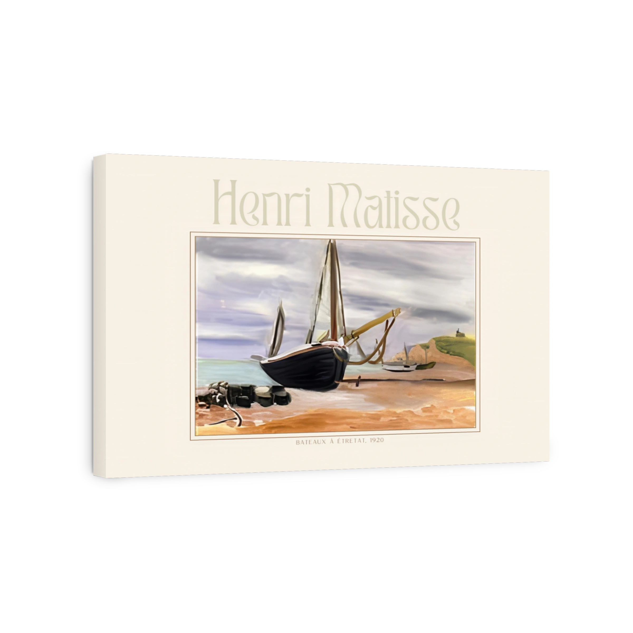 Henri Matisse - Bateaux à Etretat 1920