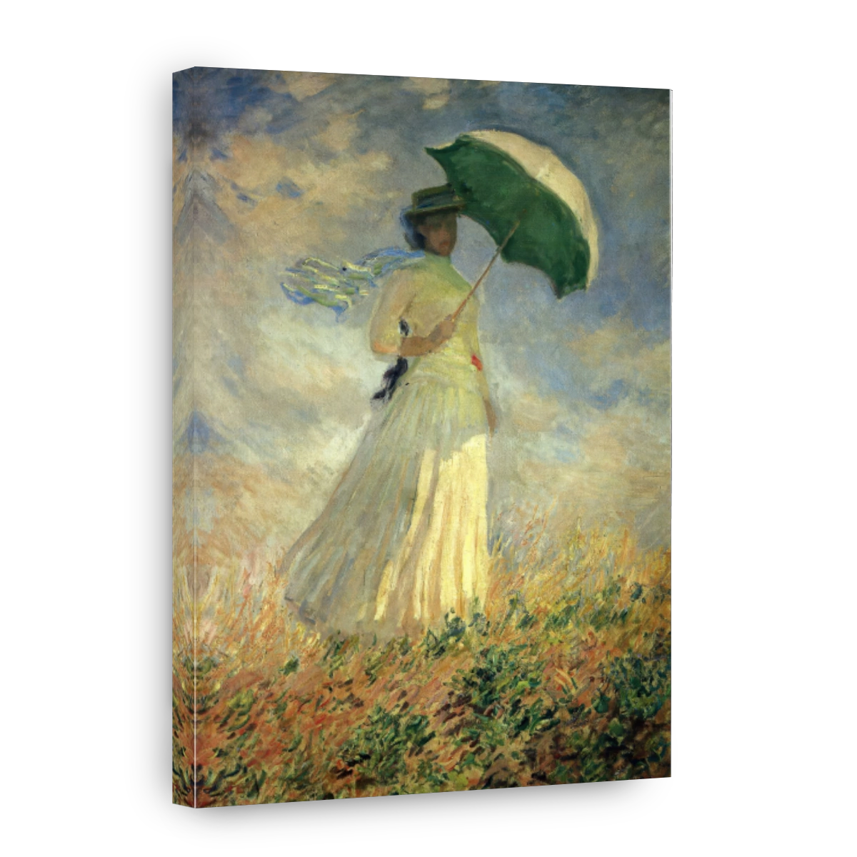 Woman With A Parasol, Facing Right (also Known As Study Of A Figure Outdoors (facing Right)), 1886