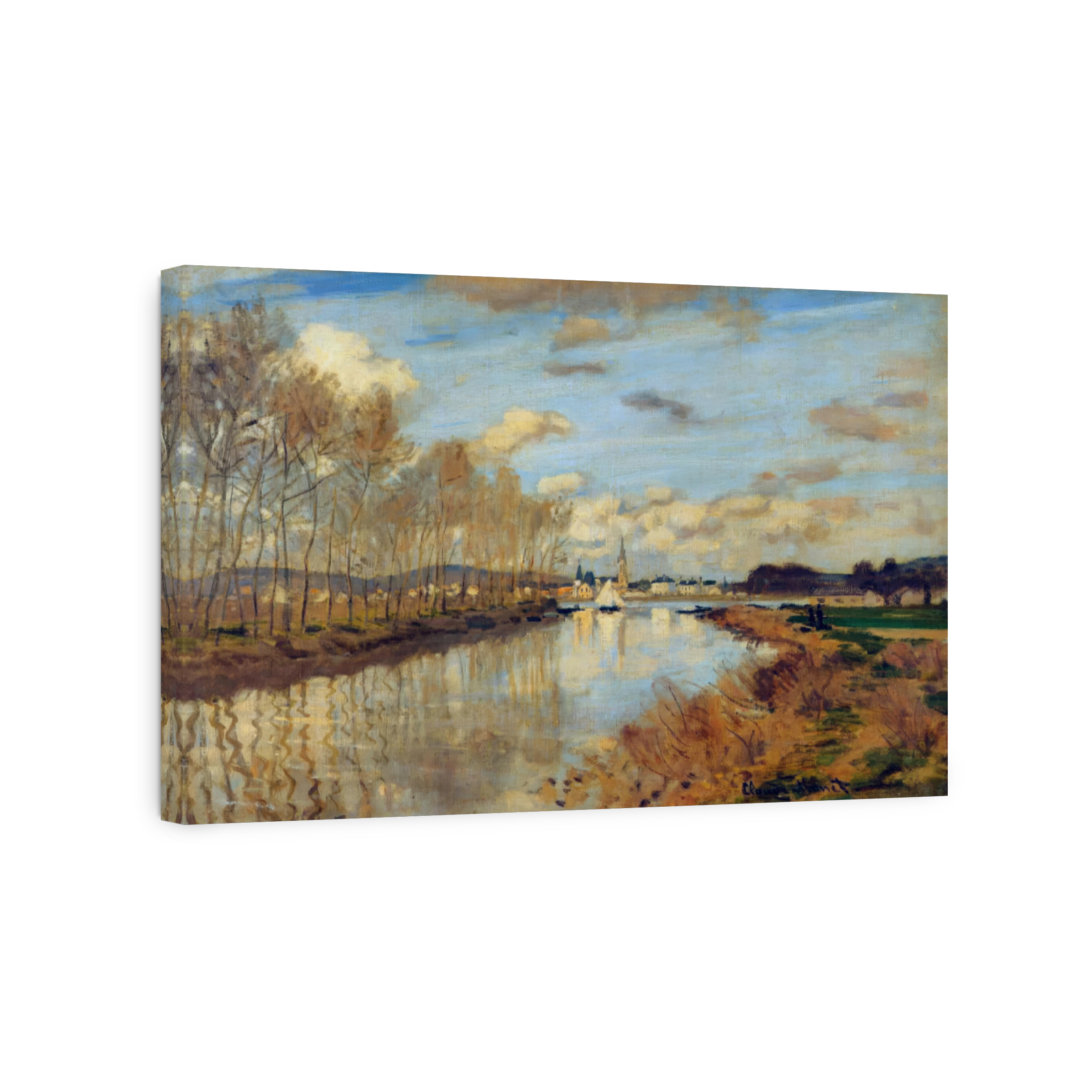 Argenteuil, Seen From The Small Arm Of The Seine, 1872