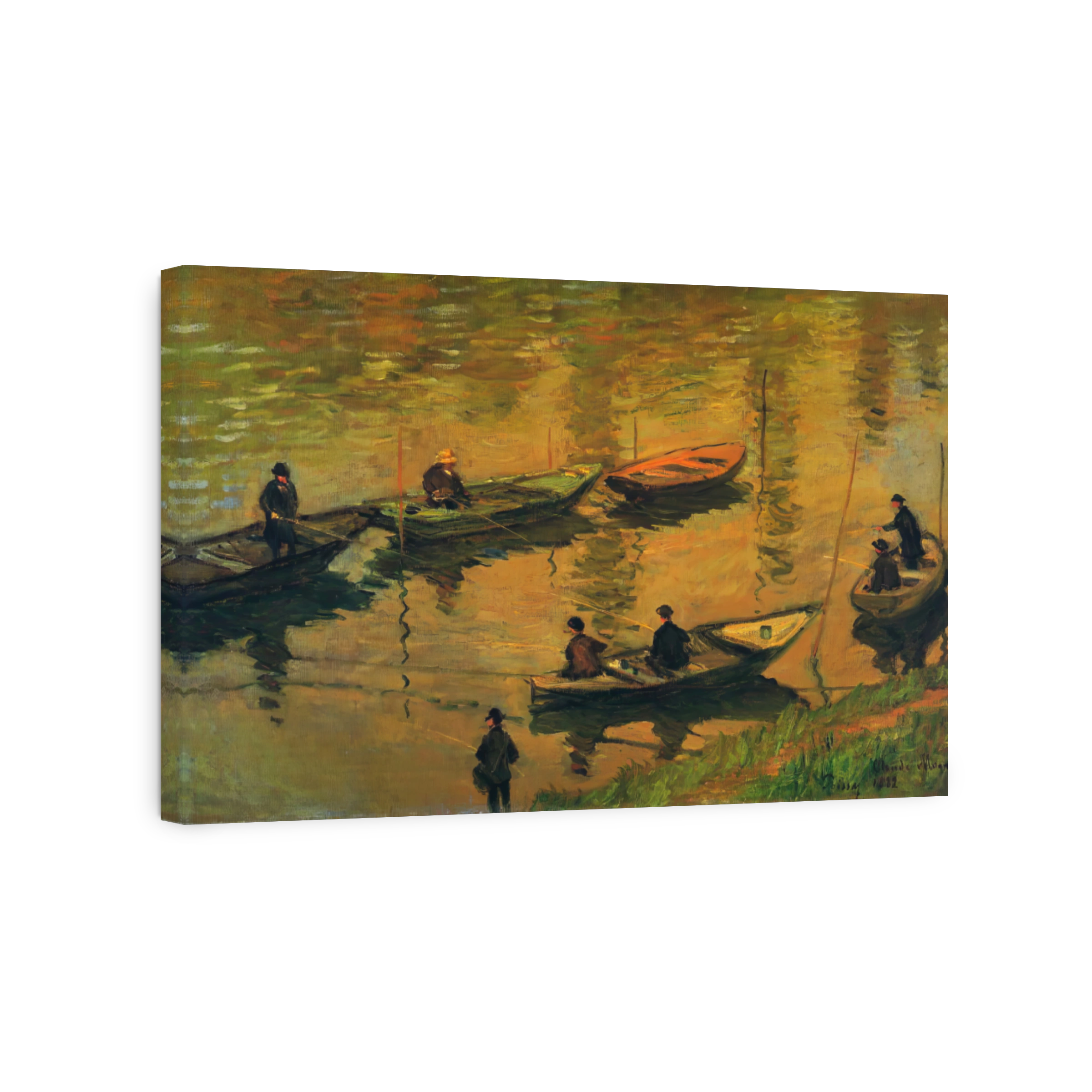 Anglers On The Seine At Poissy, 1882