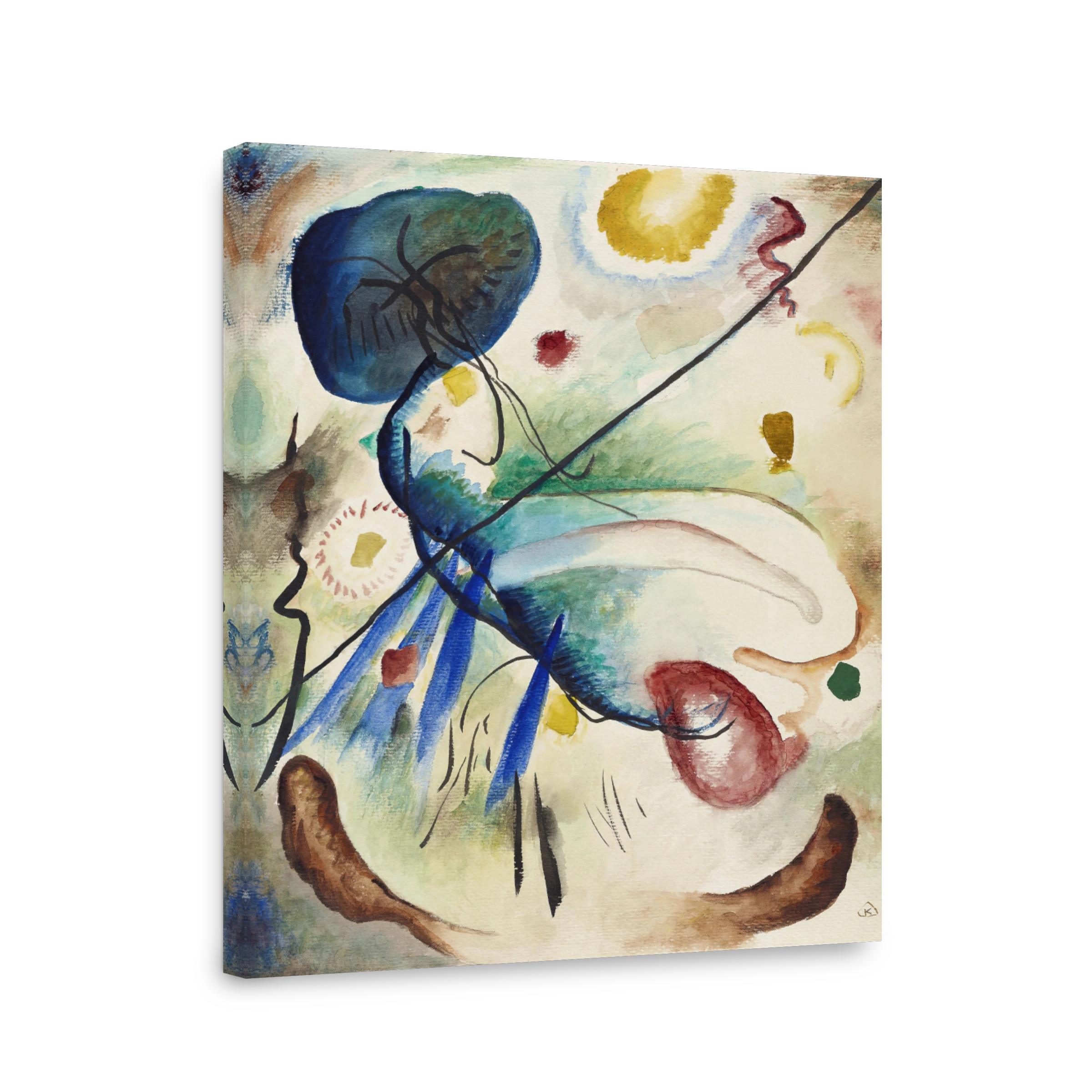 Aquarell Mit Strich (1912)