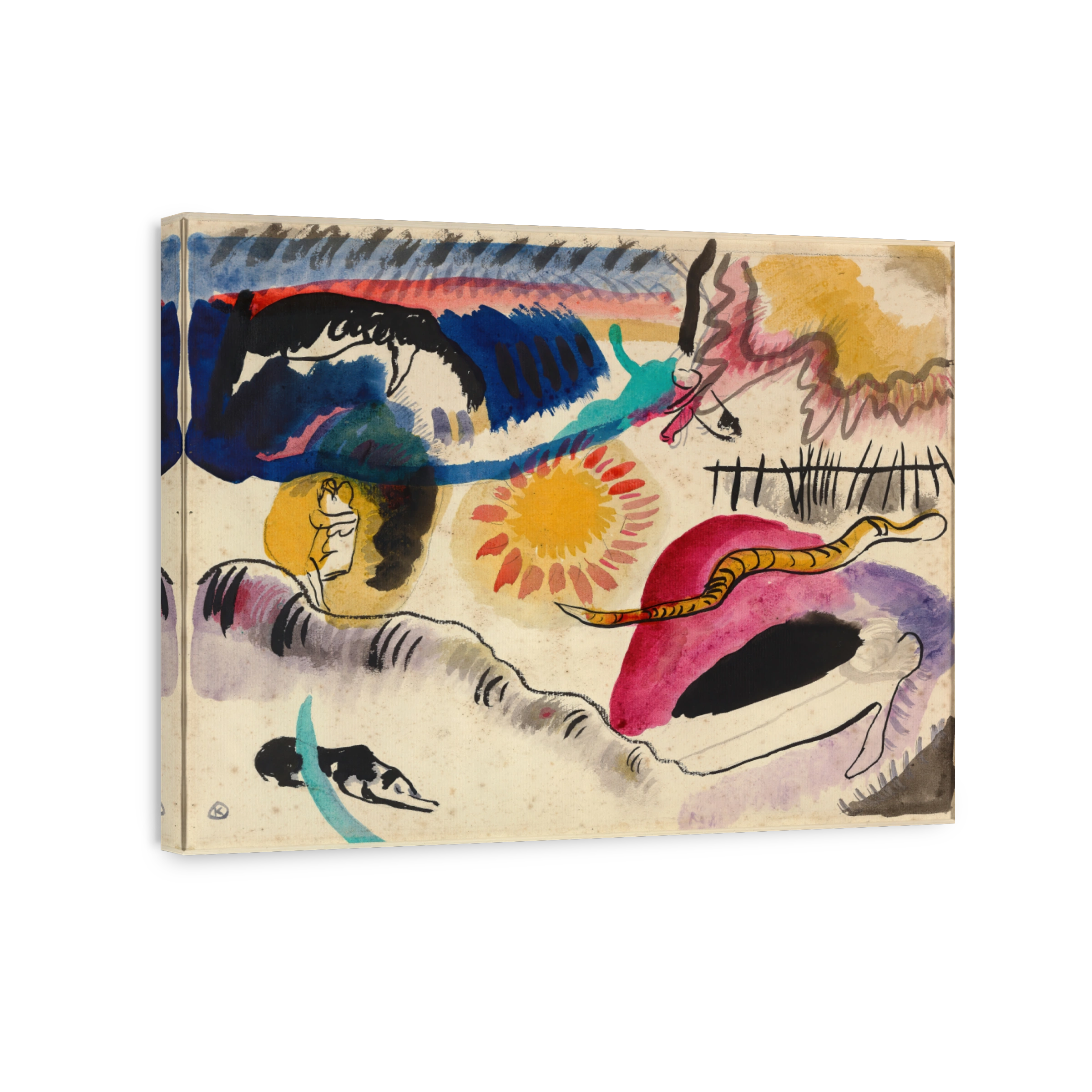 Aquarell Nr. 3 (liebesgarten) (1911)