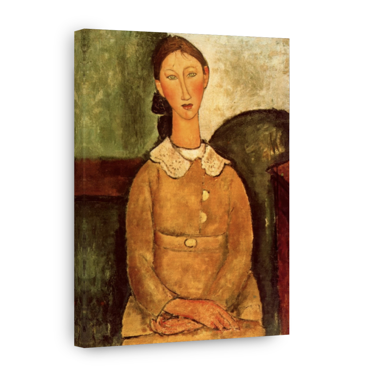 A Girl In Yellow Dress, 1917