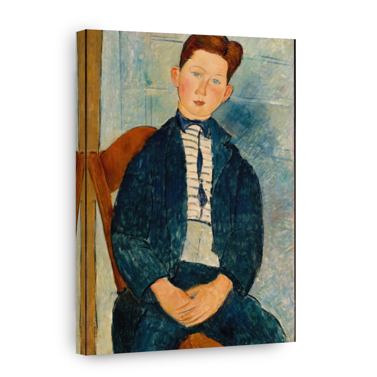 Boy In A Striped Sweater (1918)