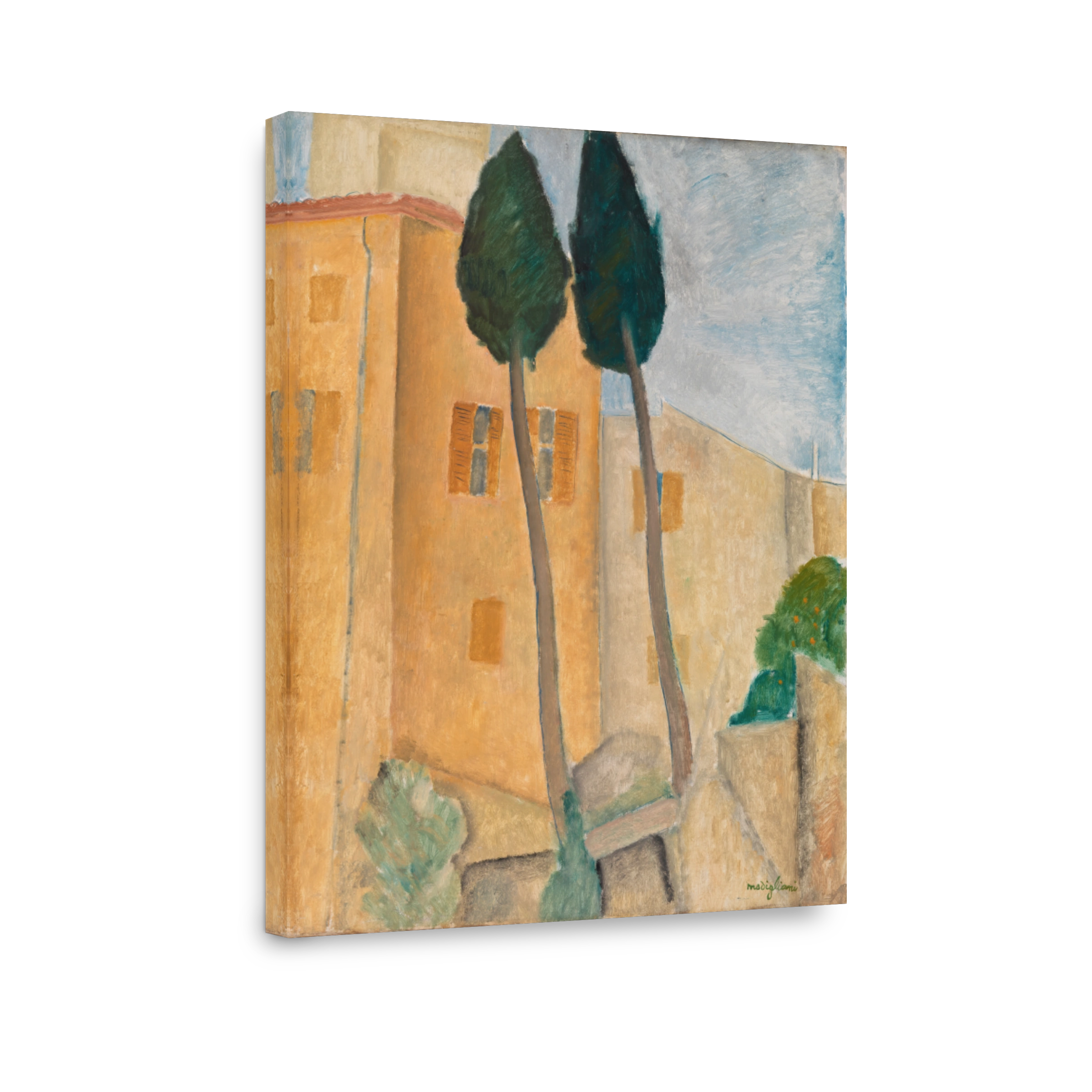 Cypresses And Houses At Cagnes (cyprès Et Maisons À Cagnes) (1919)