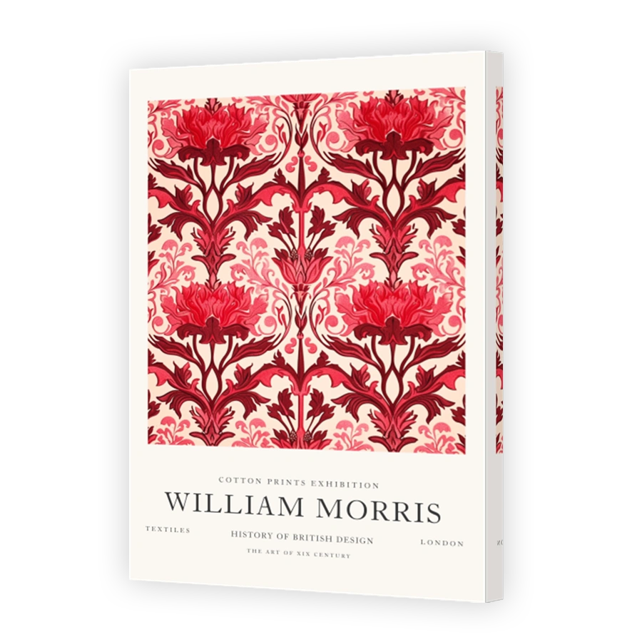 William Morris Floral Cotton Print Art