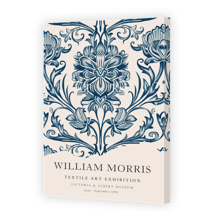 William Morris Floral Pattern Exhibition Poster