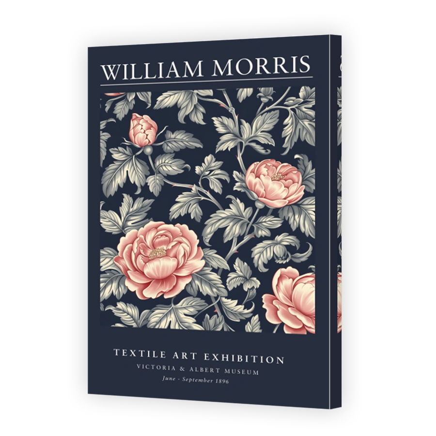 William Morris Floral Art Exhibition Poster