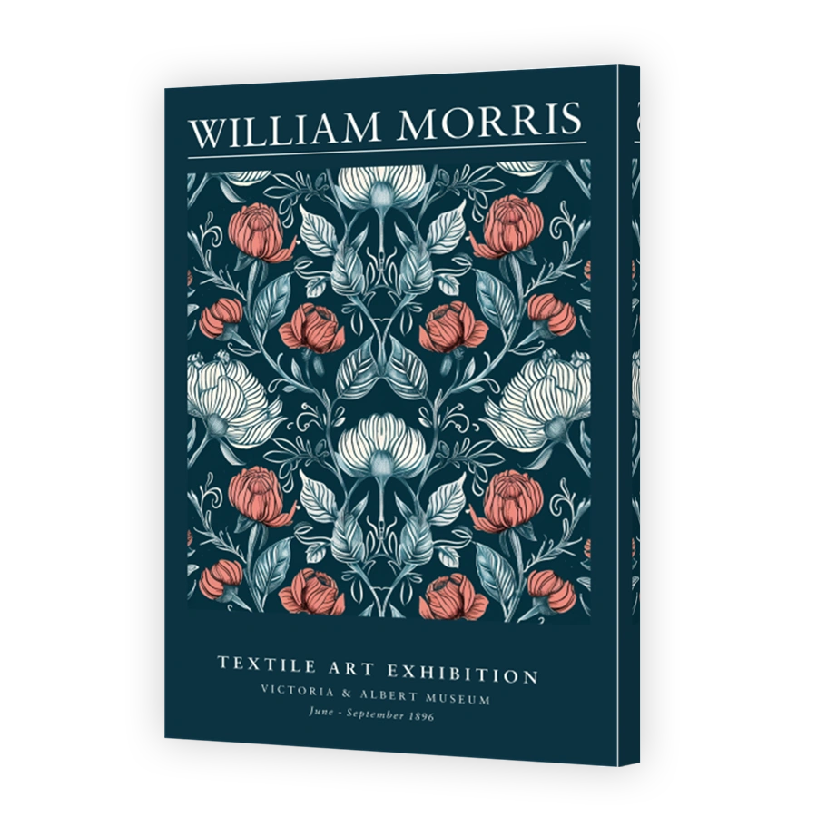 William Morris Floral Art Exhibition Poster