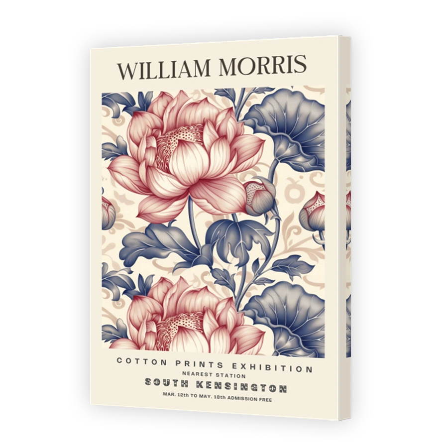 William Morris Floral Pattern Art Print