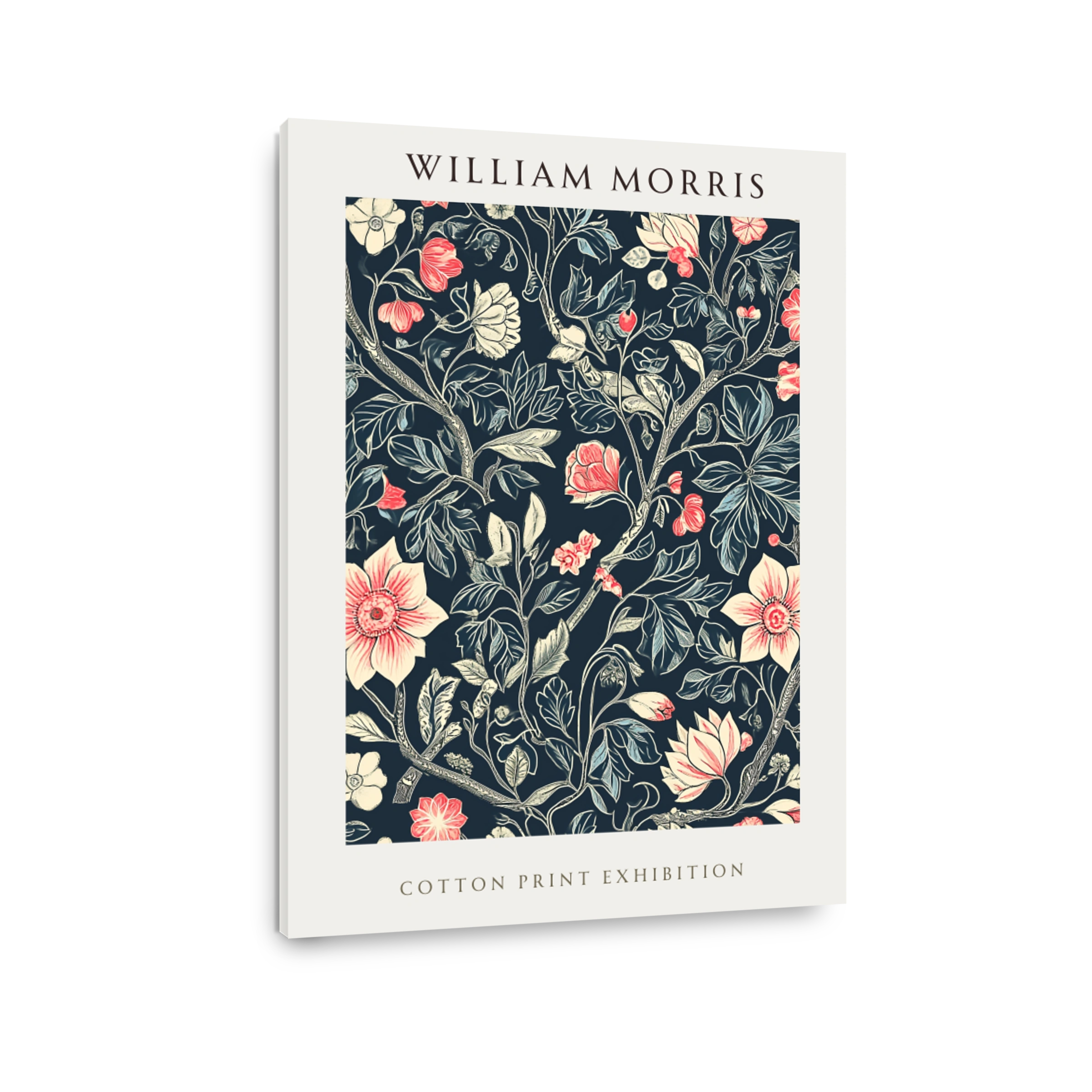 William Morris Floral Cotton Print Art