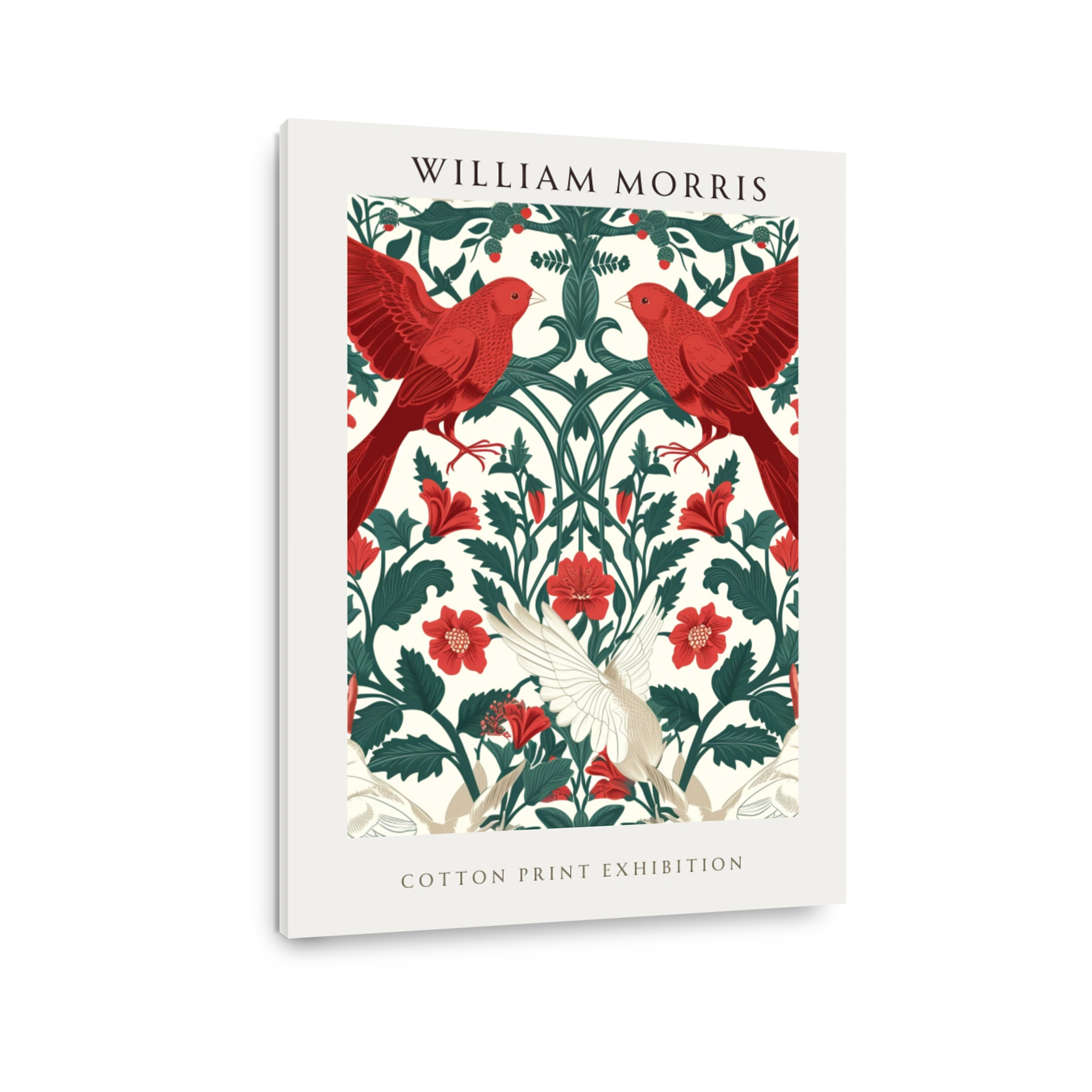 William Morris Birds and Flowers Cotton Print Art