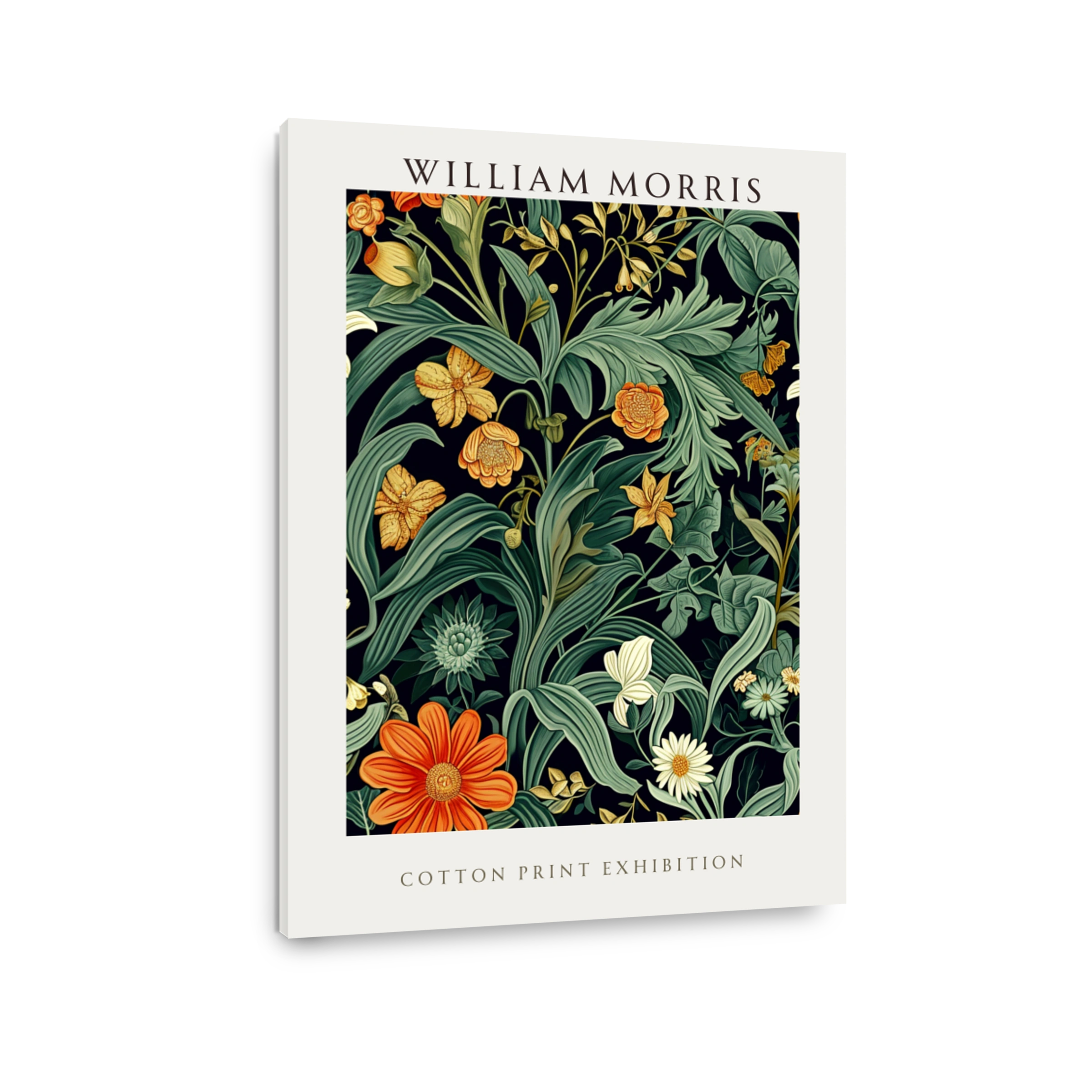 William Morris Floral Pattern Art Print