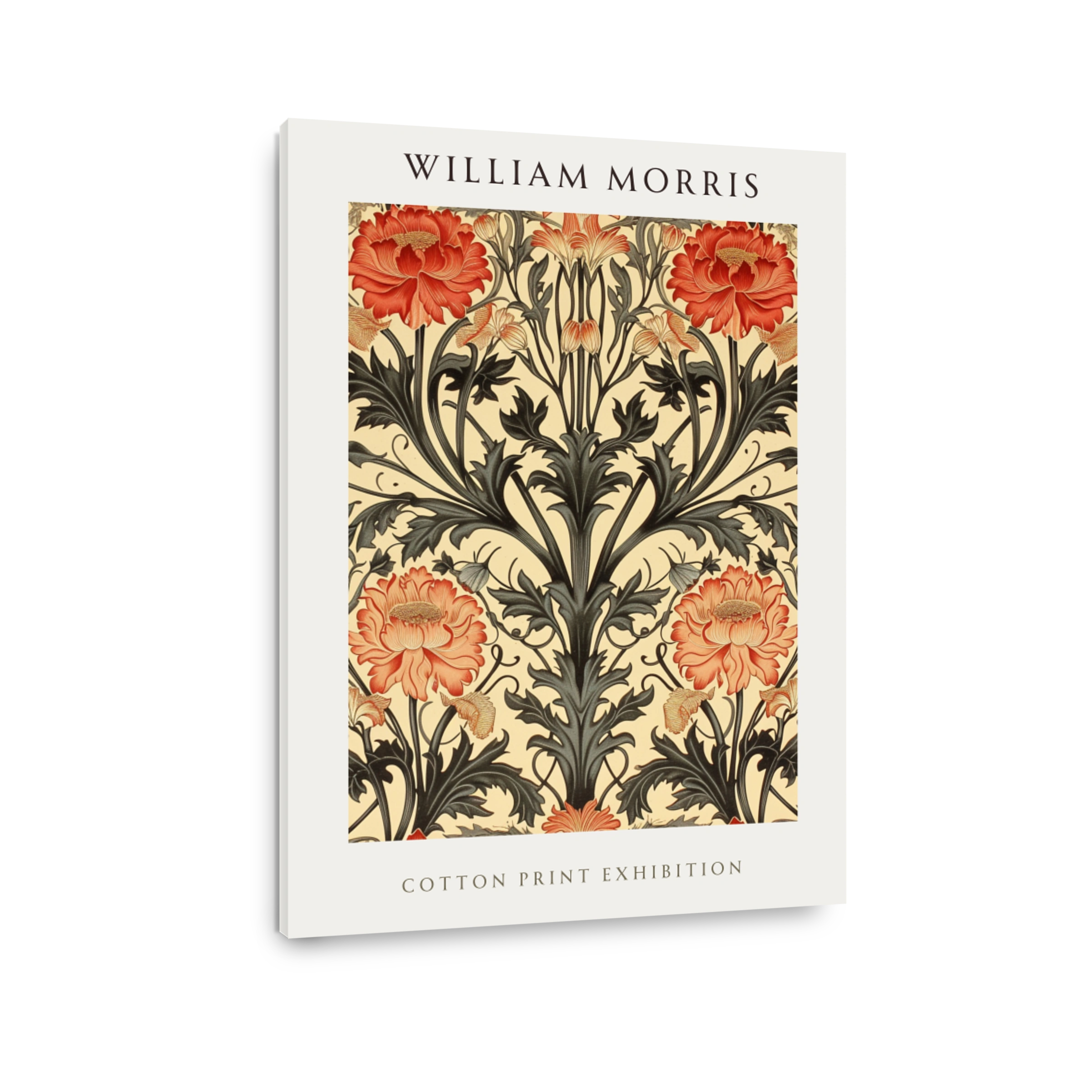William Morris Floral Cotton Print Art