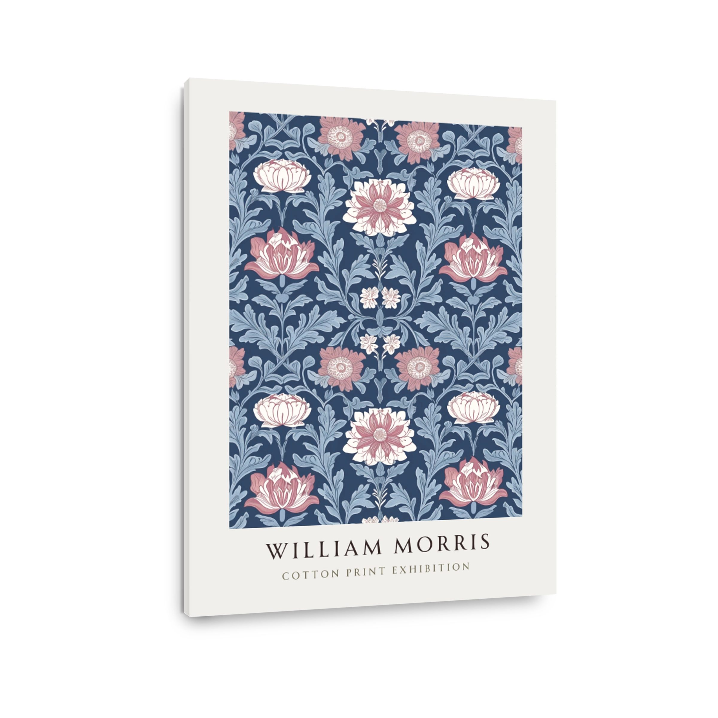 William Morris Floral Cotton Print Art
