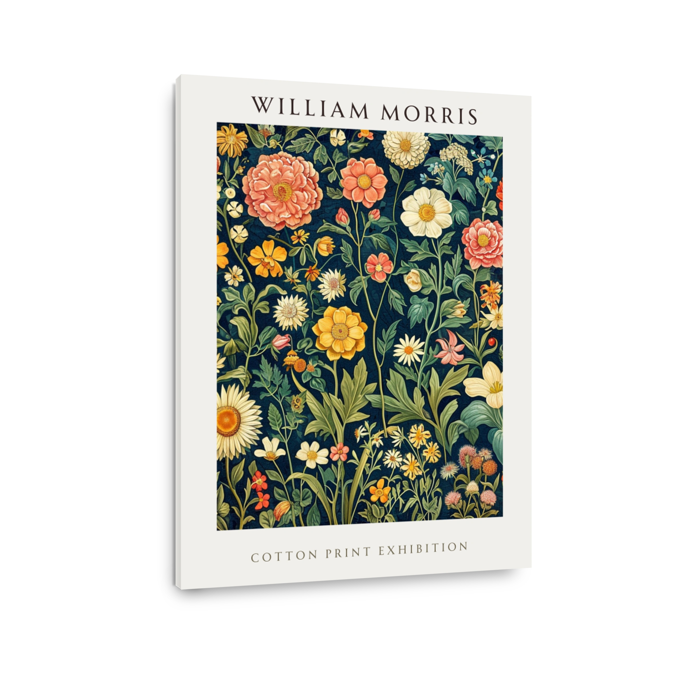 William Morris Floral Pattern Cotton Print