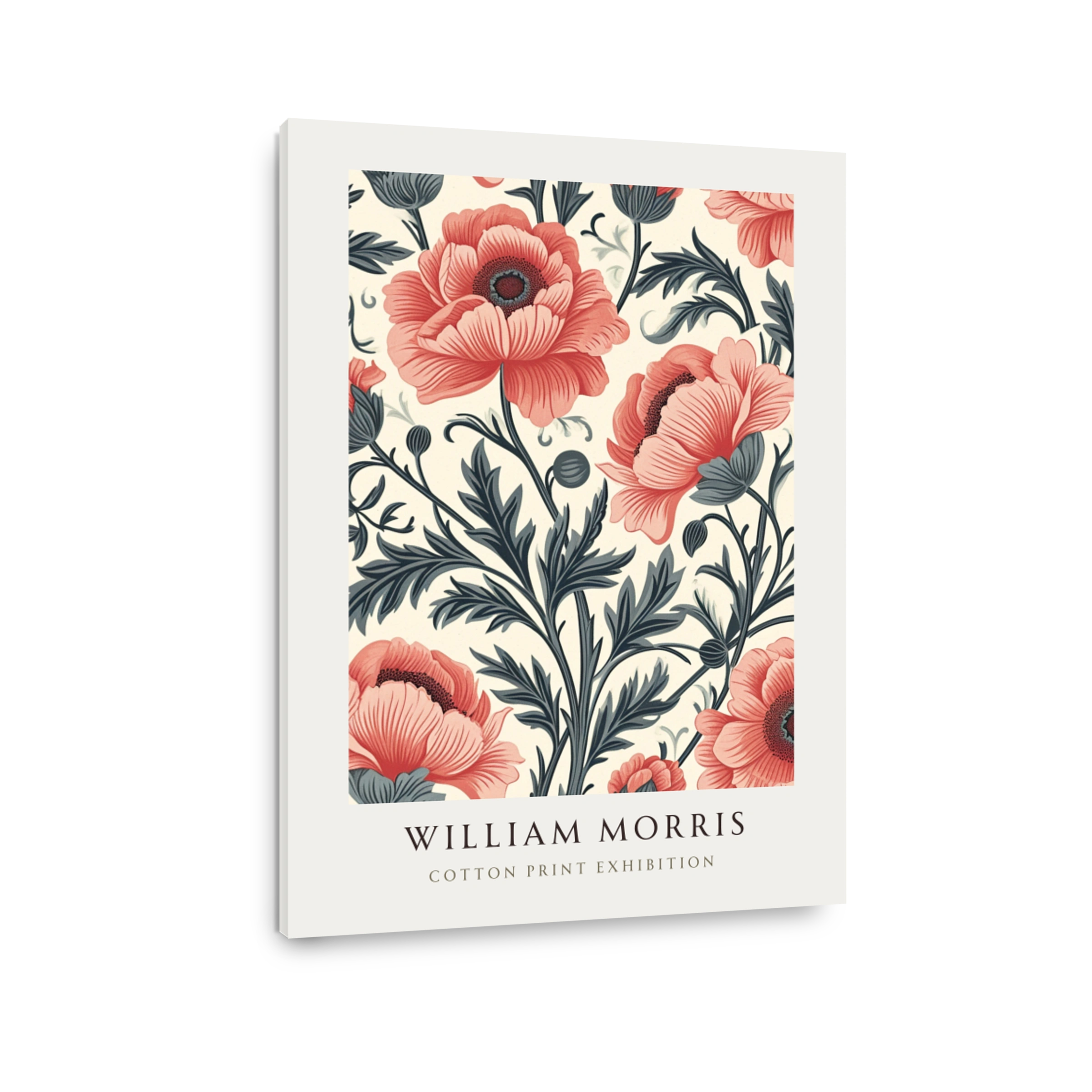 William Morris Floral Cotton Print Art