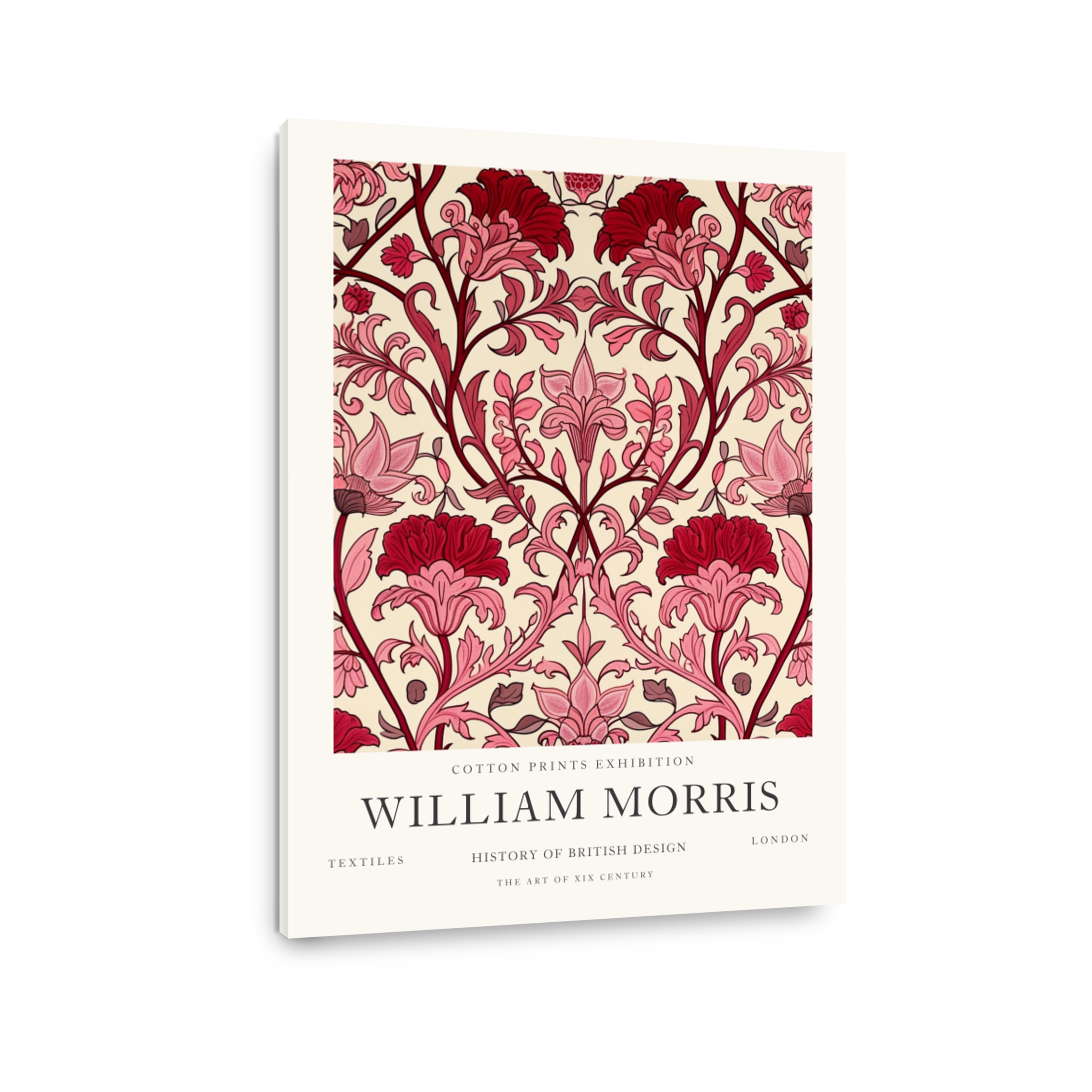 William Morris Floral Cotton Print Art