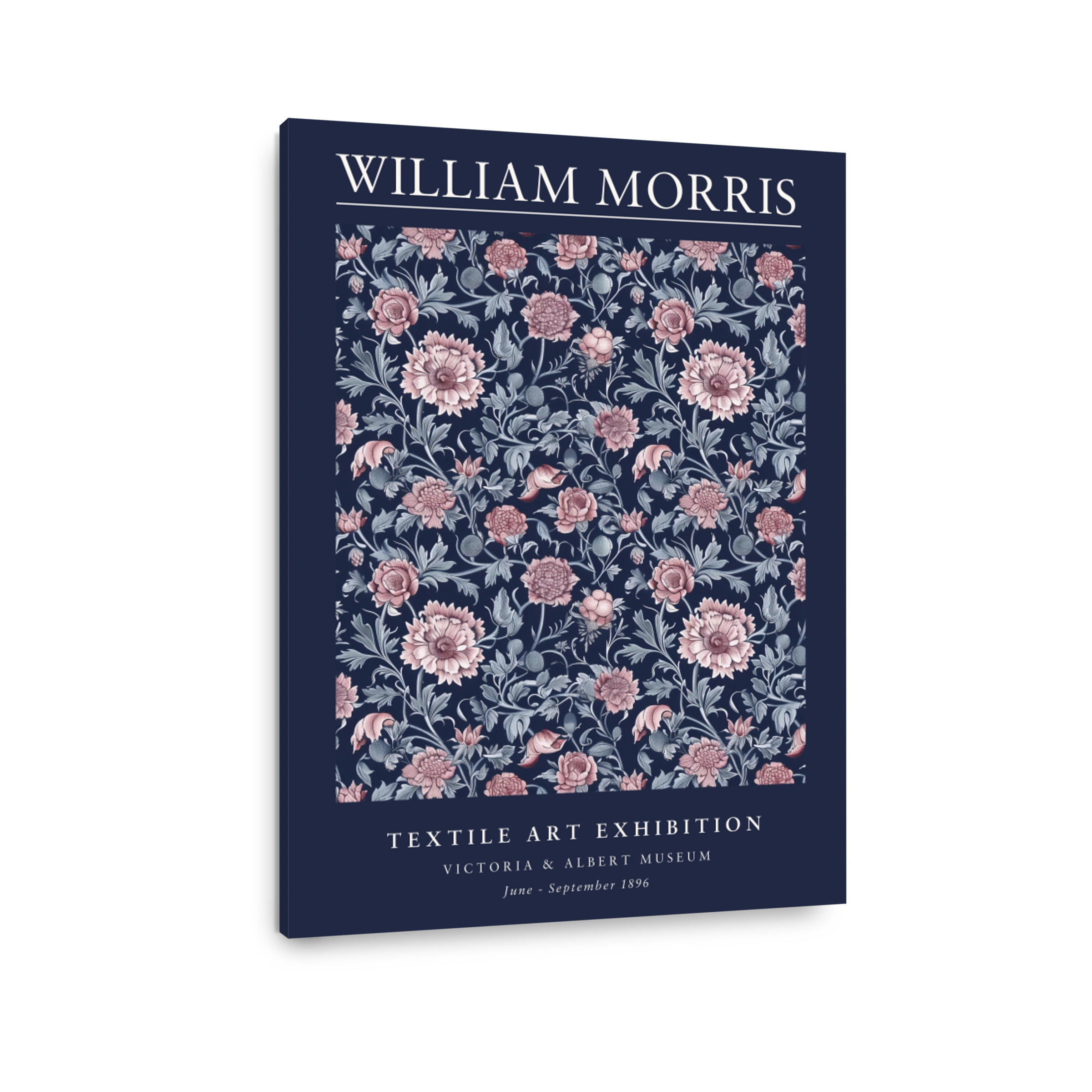 William Morris Floral Pattern Textile Art Exhibition
