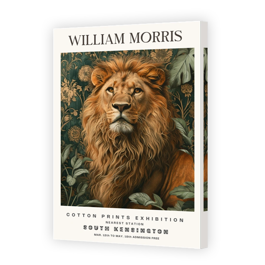 Majestic Lion Portrait Art Print