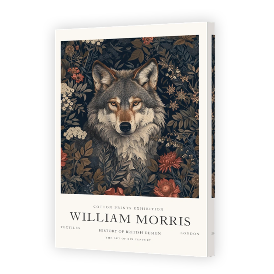 William Morris Wolf Print