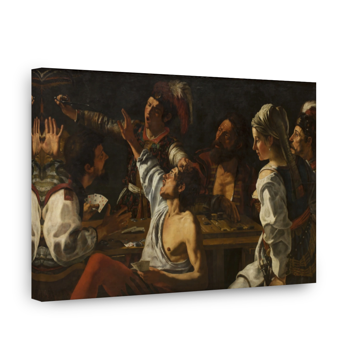 Card And Backgammon Players