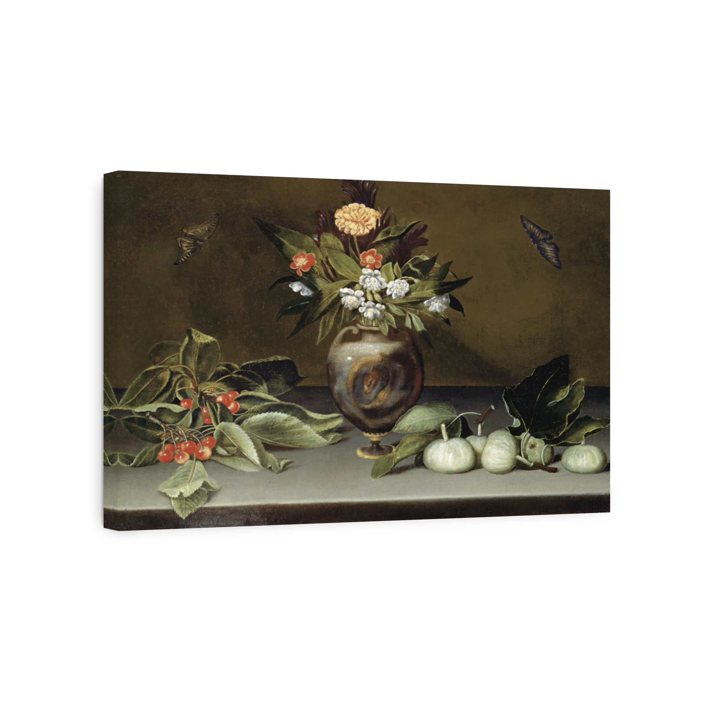 Narcissi And A Carnation In An Urn