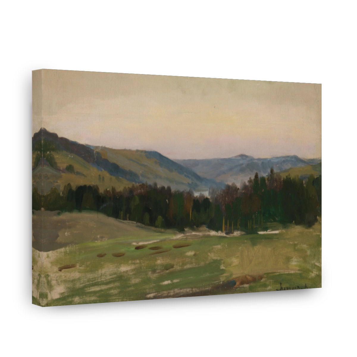 Highland Landscape Oil Painting