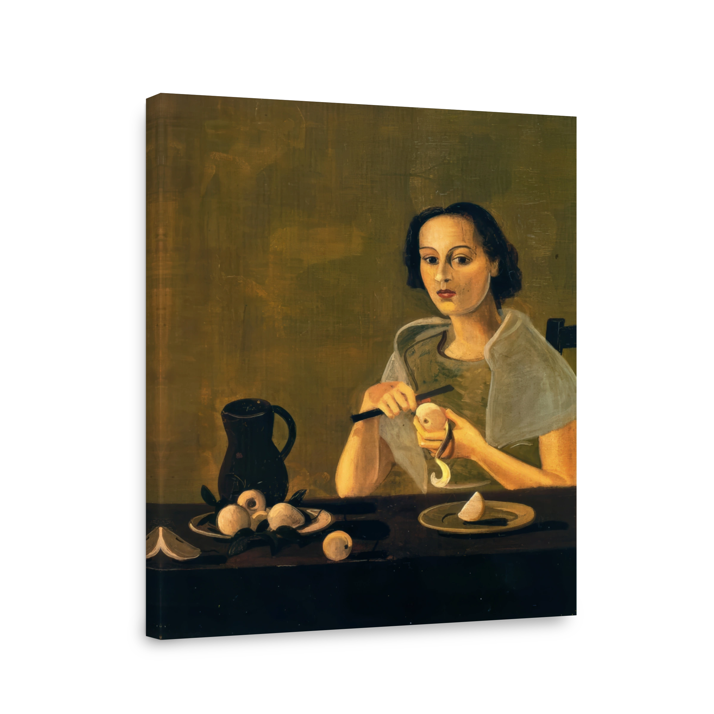 The Girl Cutting Apple, 1938