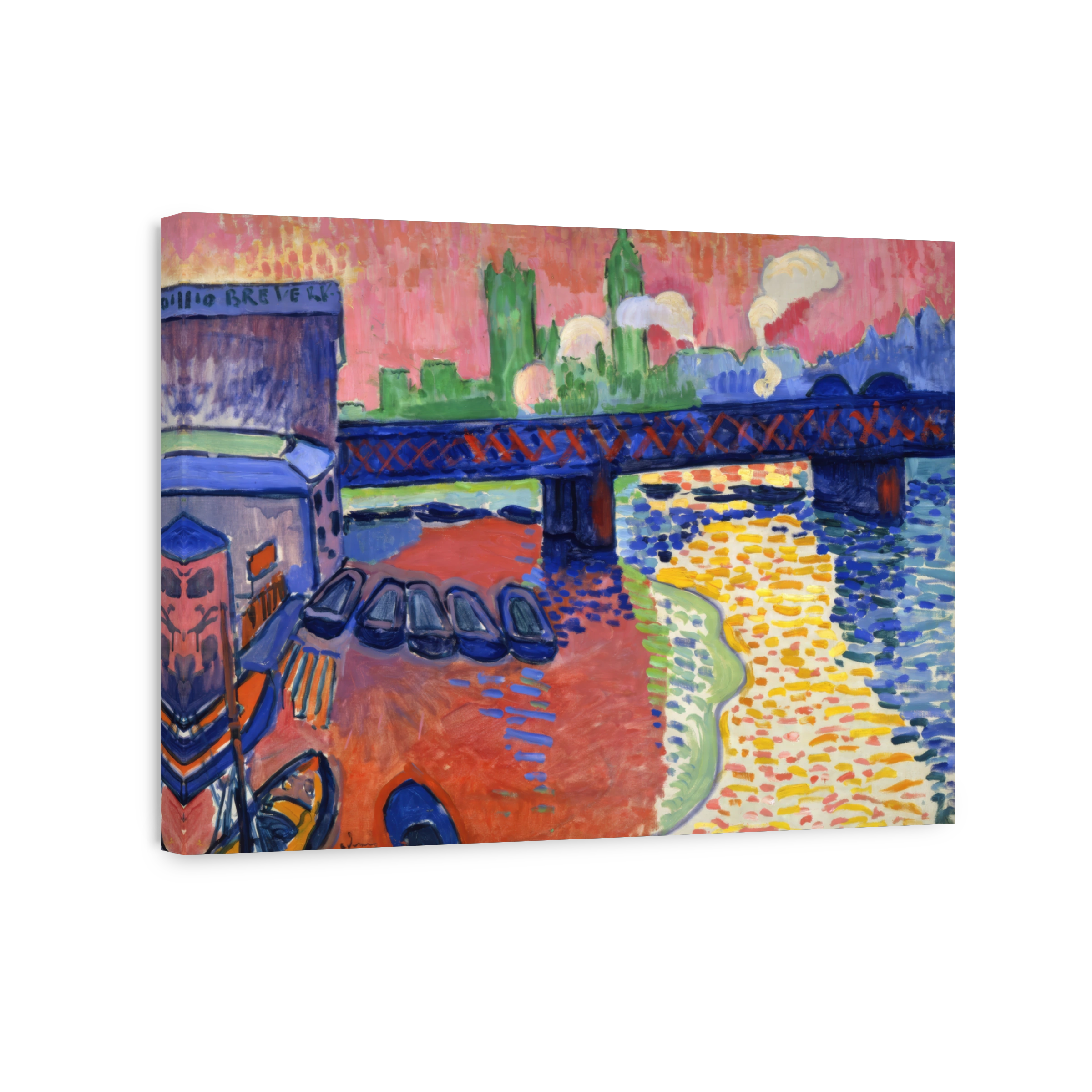 Charing Cross Bridge, London, 1906 Copy