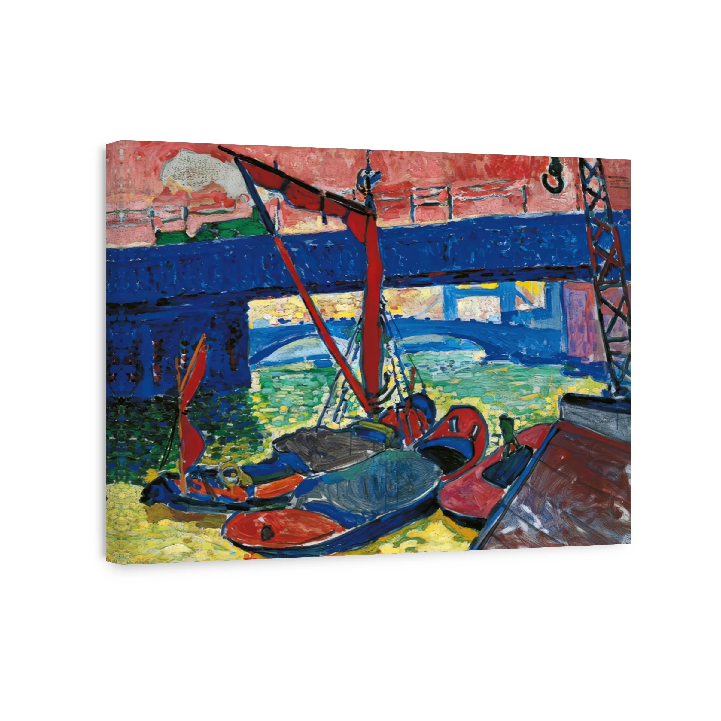 Barges On The Thames