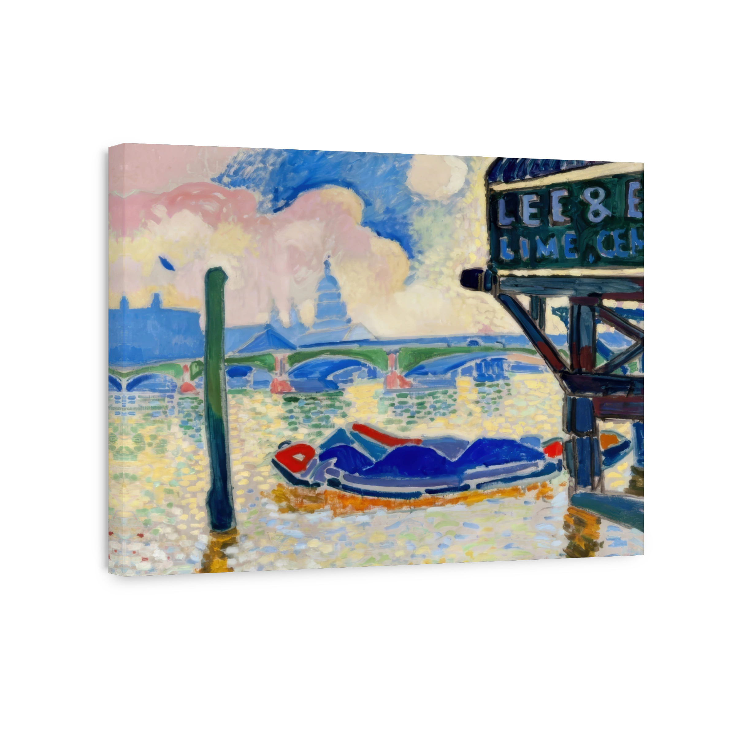 Barges On The Thames, 1906
