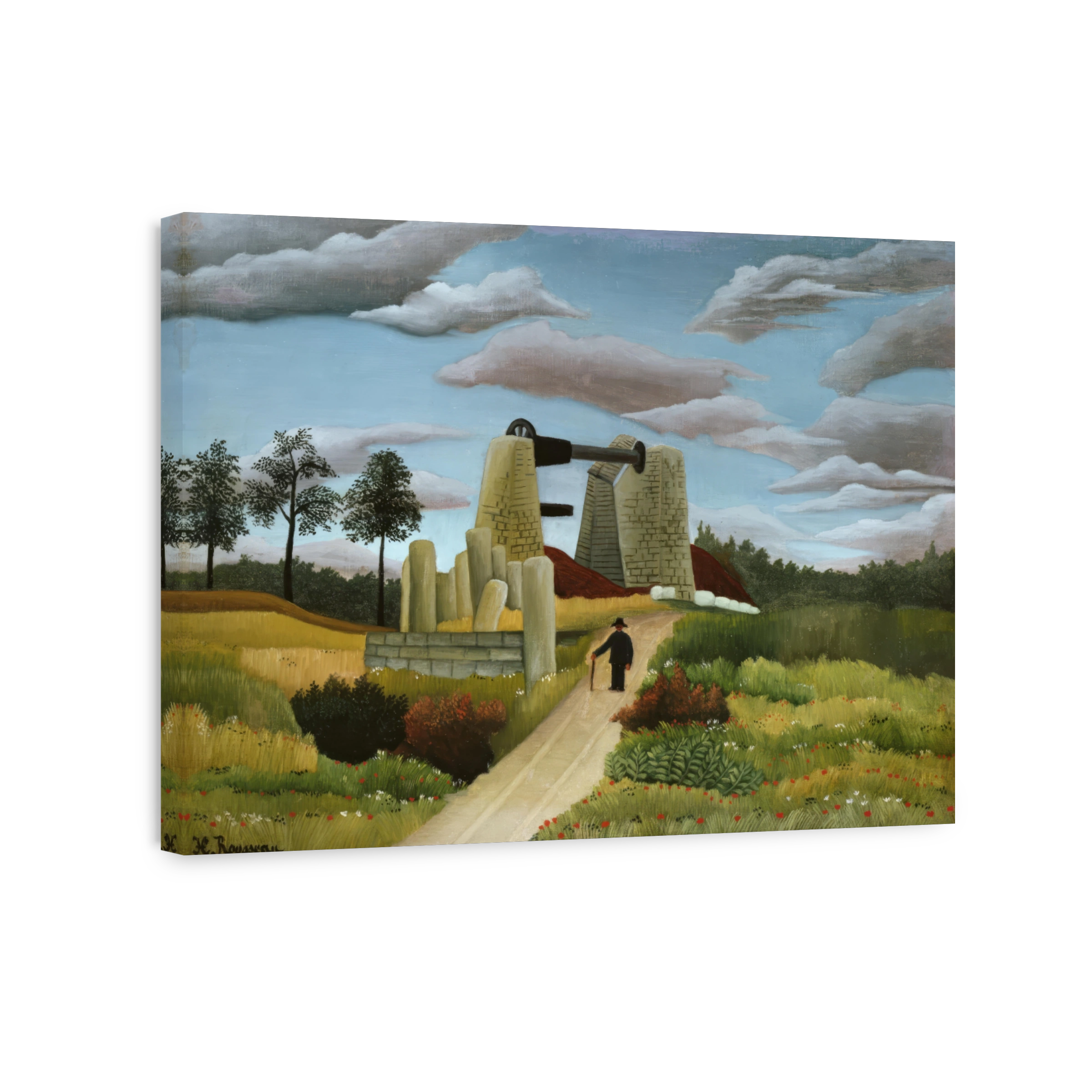 The Quarry by Henri Rousseau