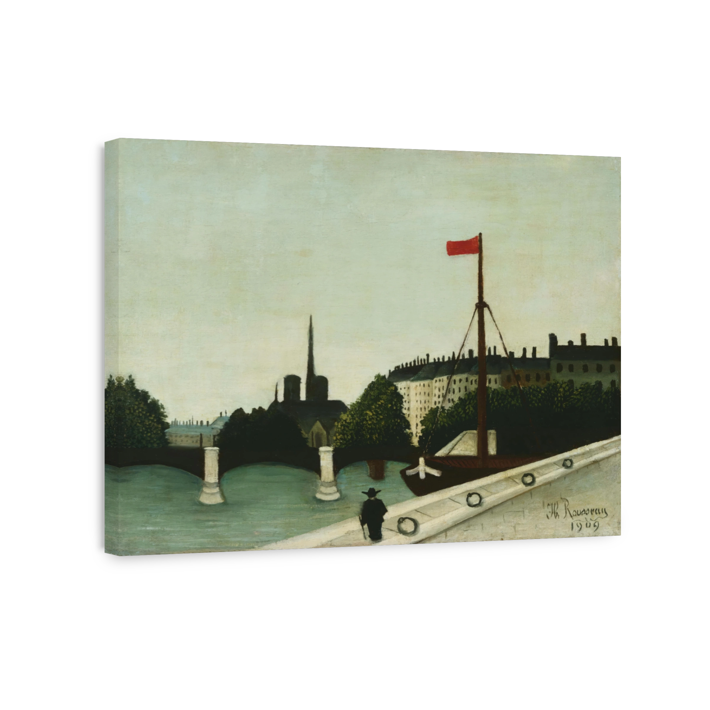 Notre Dame Cathedral by Henri Rousseau