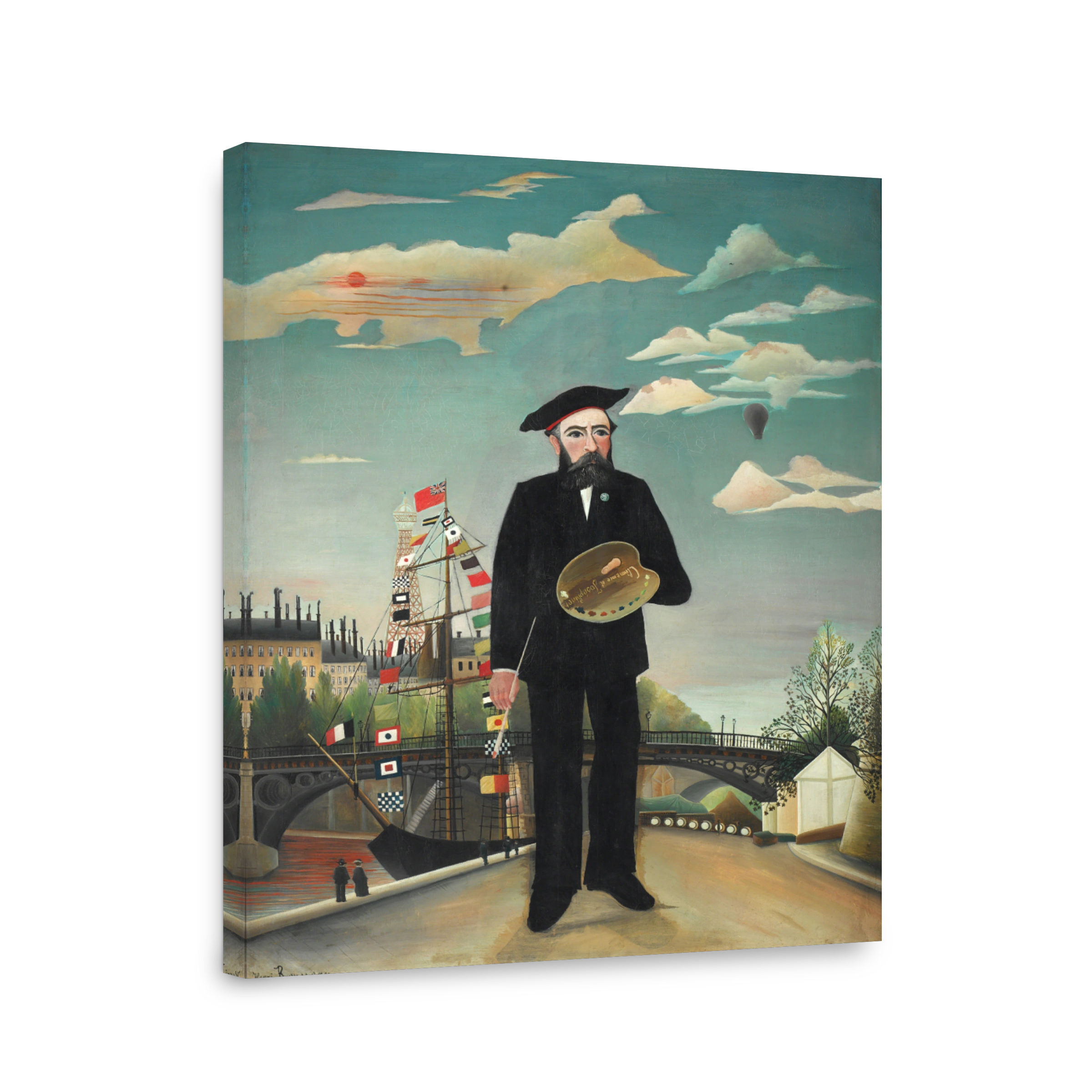 Henri Rousseau Self Portrait Landscape