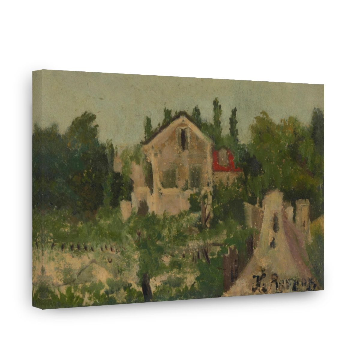Henri Rousseau Country House Study