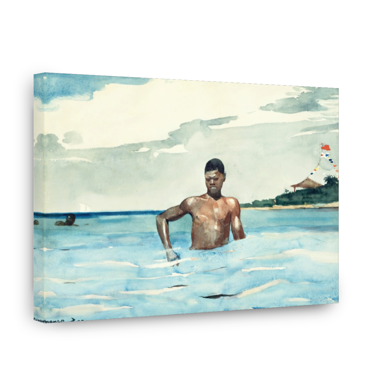 The Bather by Winslow Homer