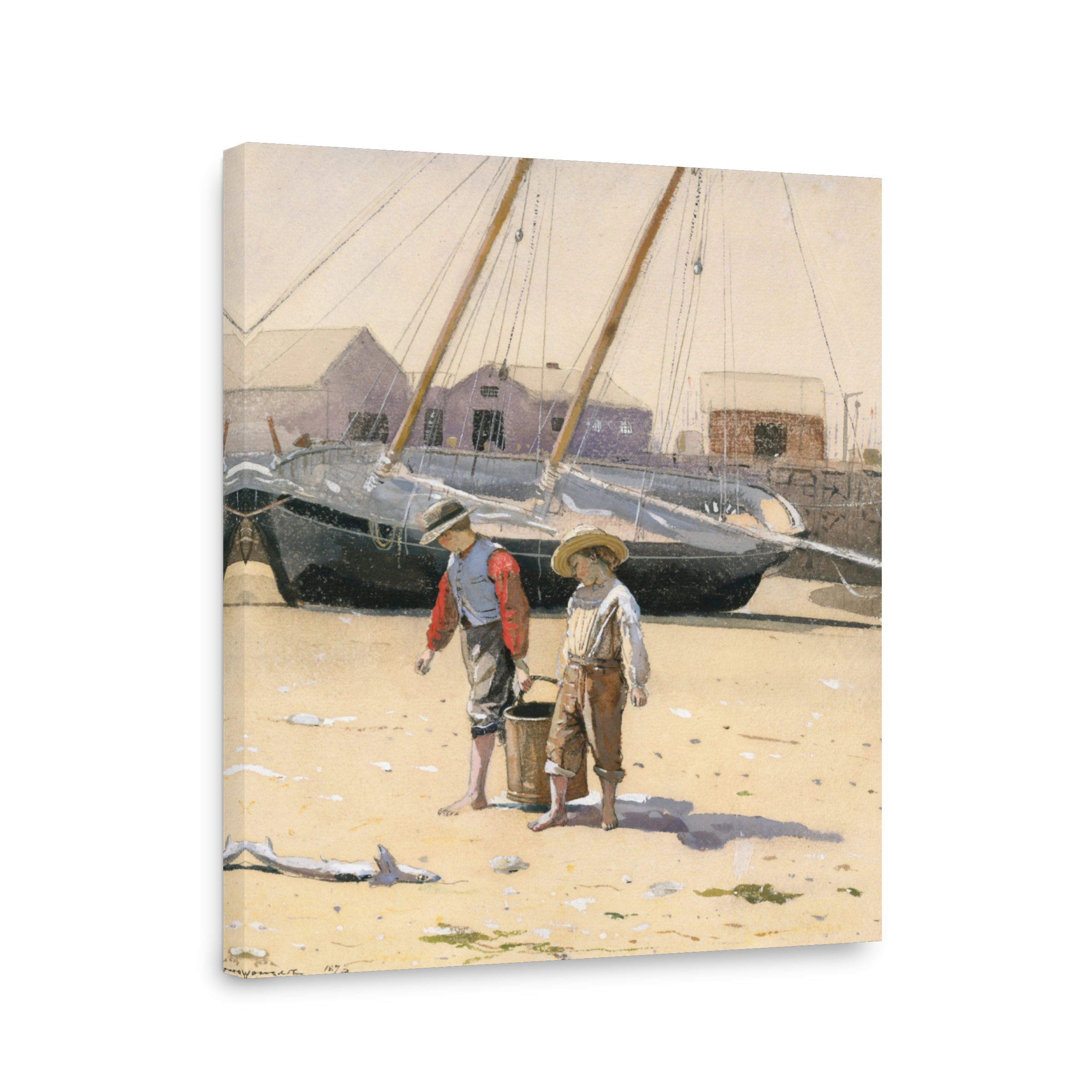 Two Boys By The Sea